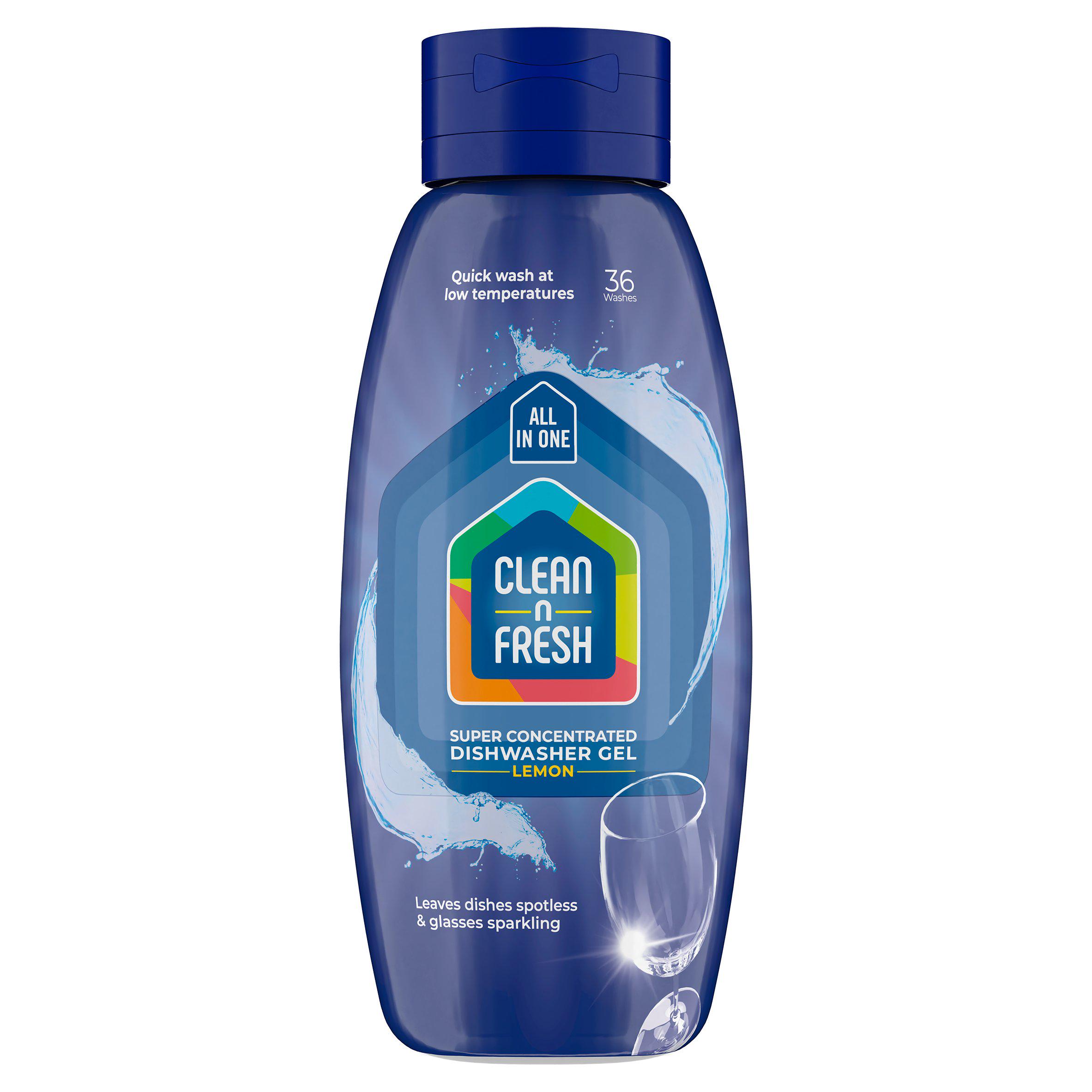 Clean n Fresh Lemon Super Concentrated Dishwasher Gel 720ml