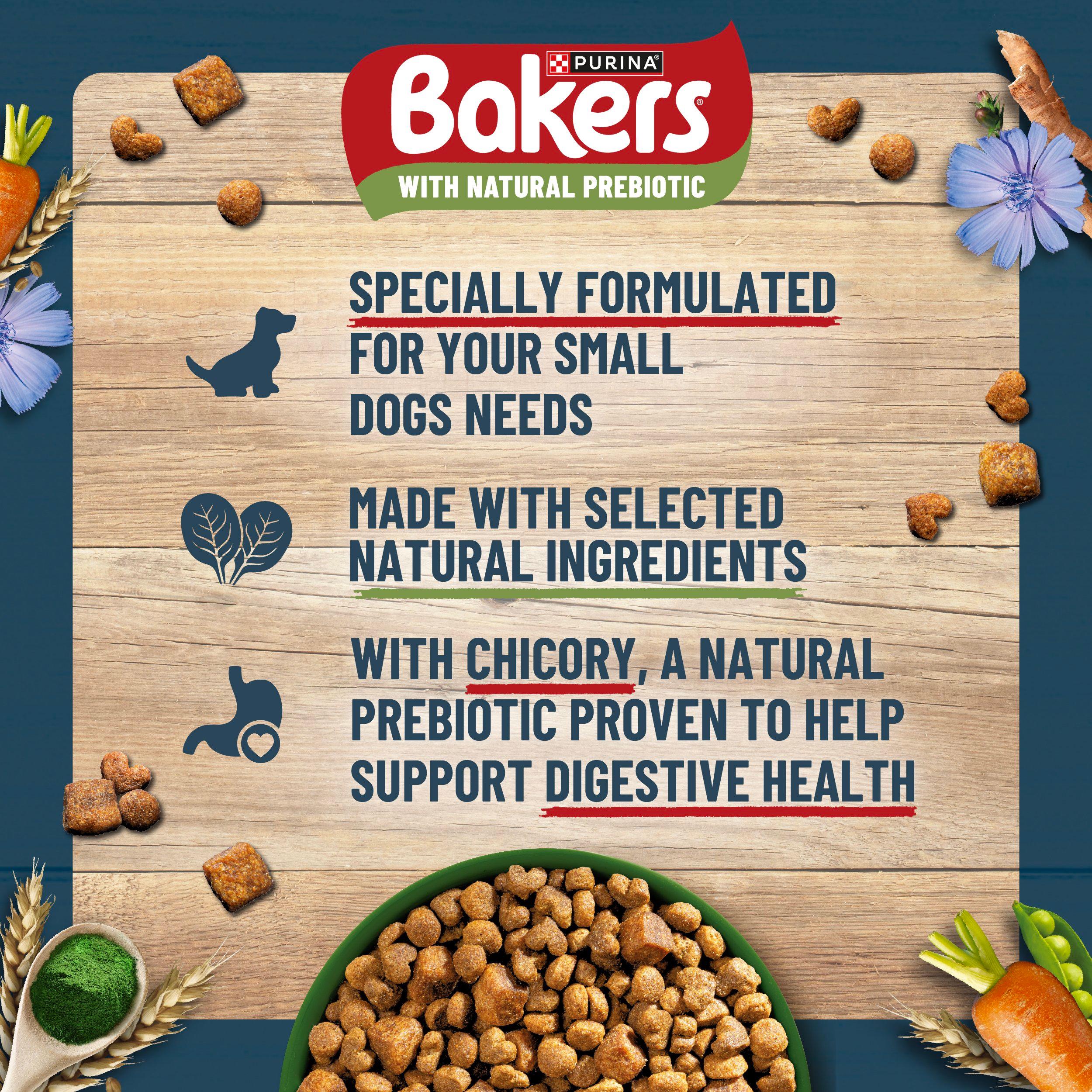 Bakers Small Dog Sensitive Tummy Chicken Dry Dog Food 2.7kg thumbnail 4