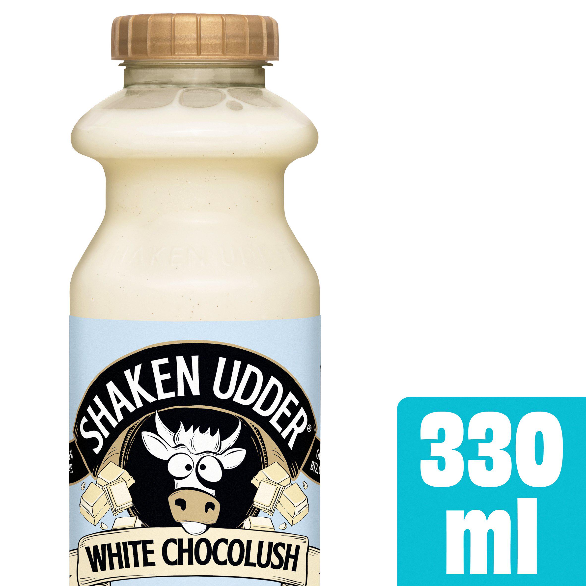 Shaken Udder White Choc Milkshake 330ml