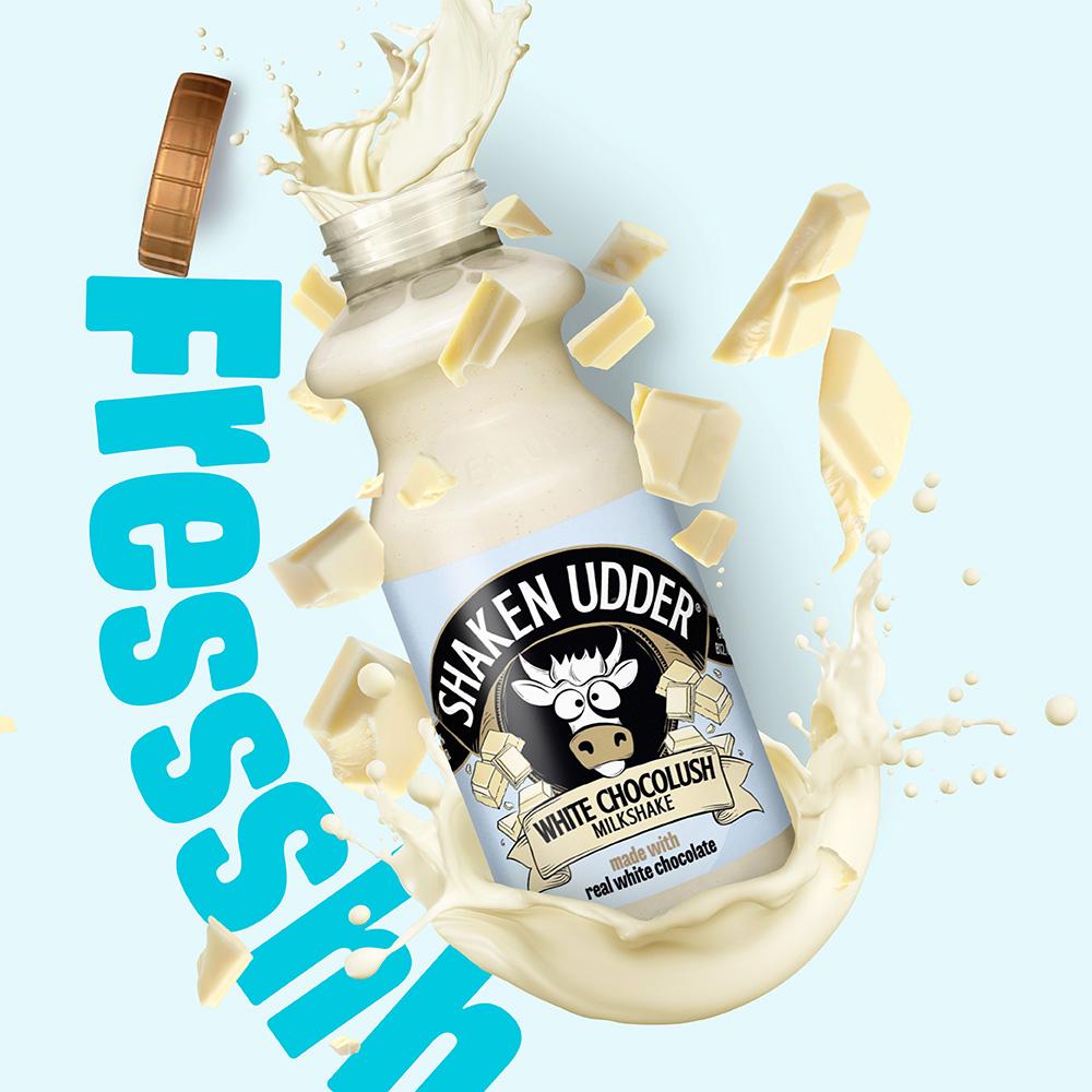 Shaken Udder White Chocolate Milkshake 330ml thumbnail 4