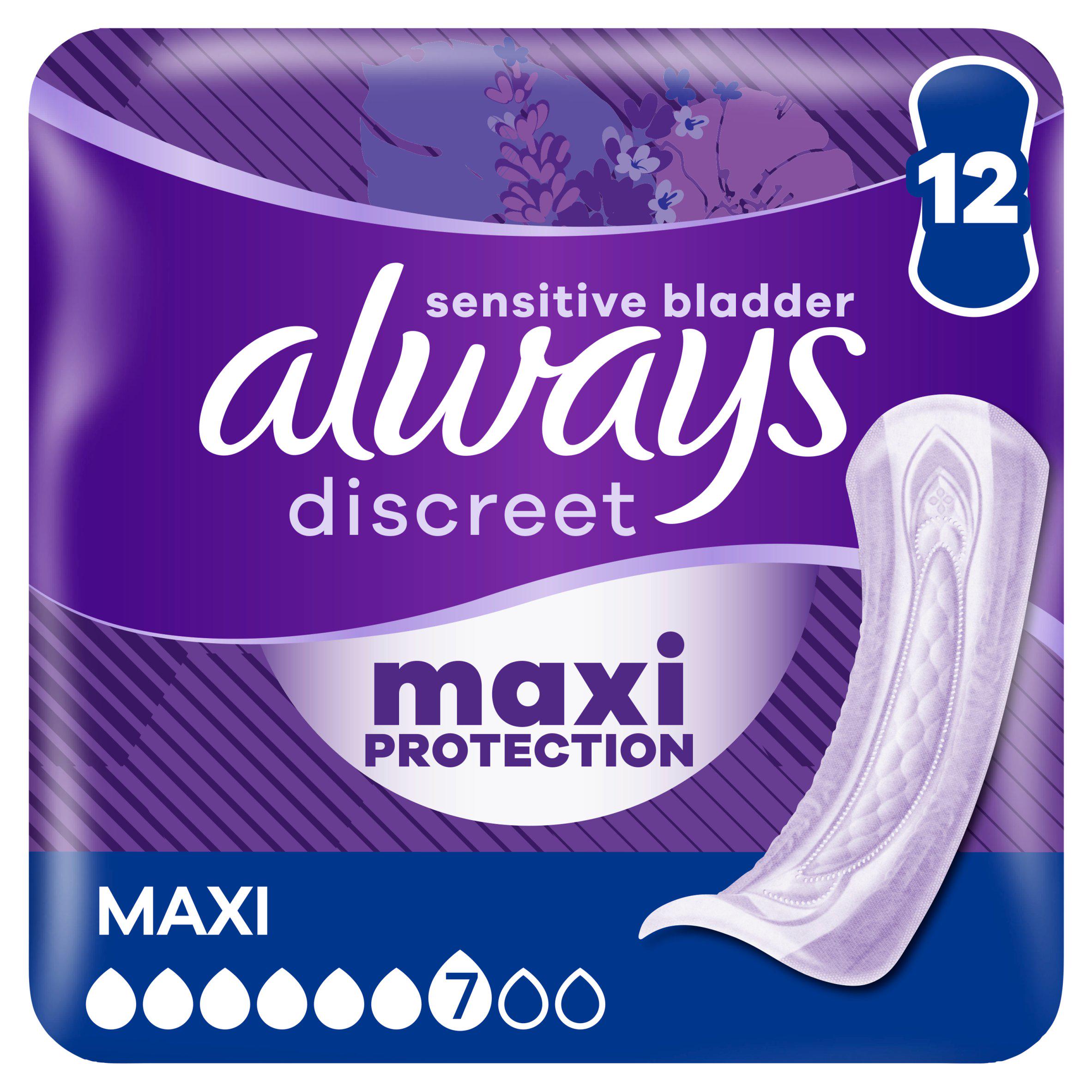 Always Discreet Women Ultimate Day Incontinence Pads x12