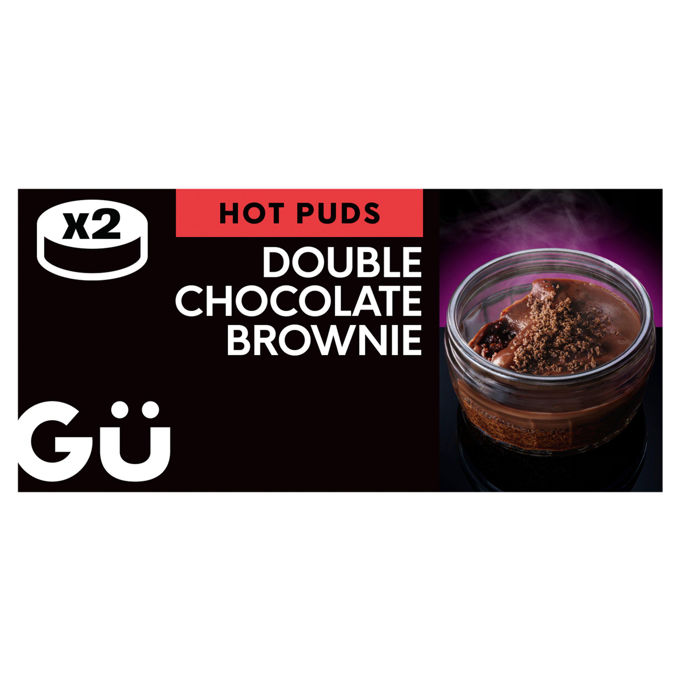 GU Brownies Double Chocolate 2 x 79g (158g)