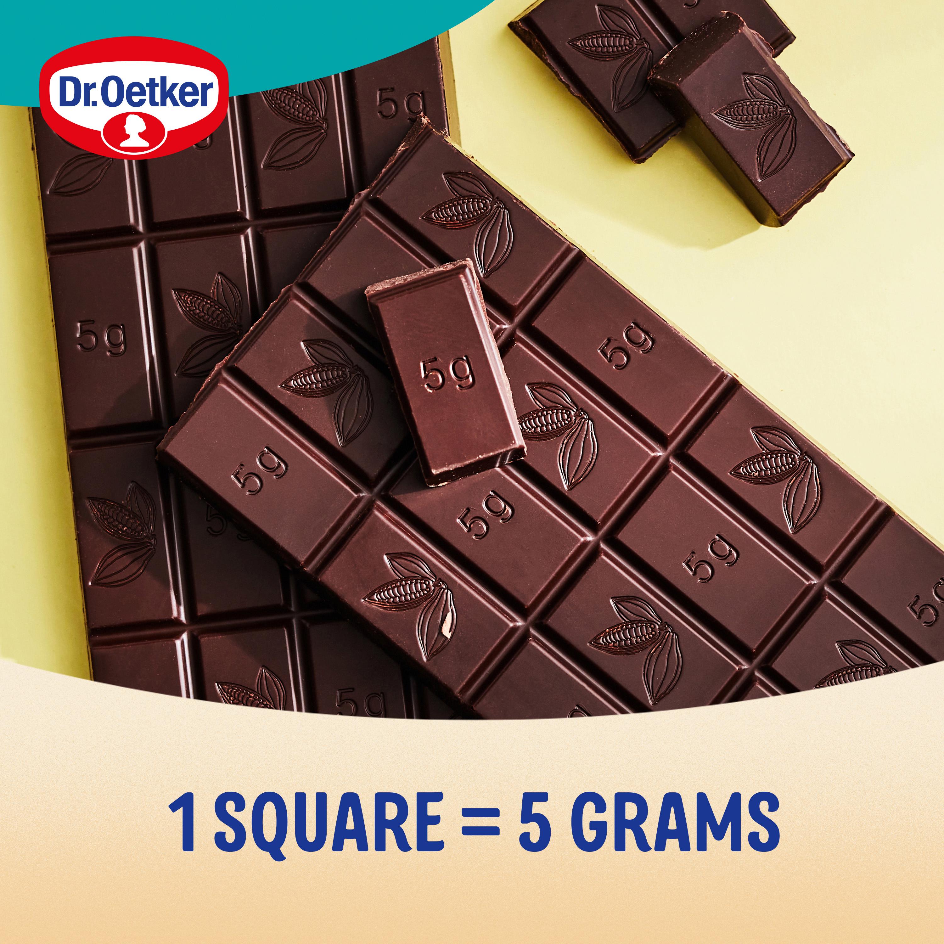 Dr. Oetker Dark Cooking Chocolate Bar 100g thumbnail 4