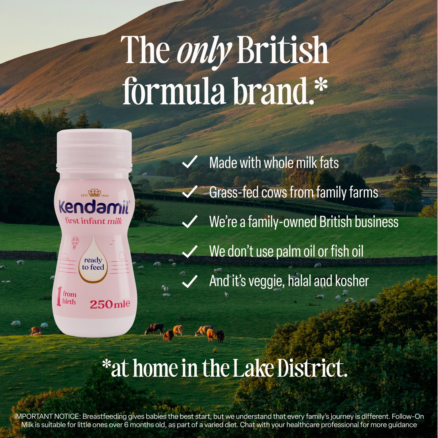 Kendamil First Infant Baby Milk 1 from Birth 250ml thumbnail 2