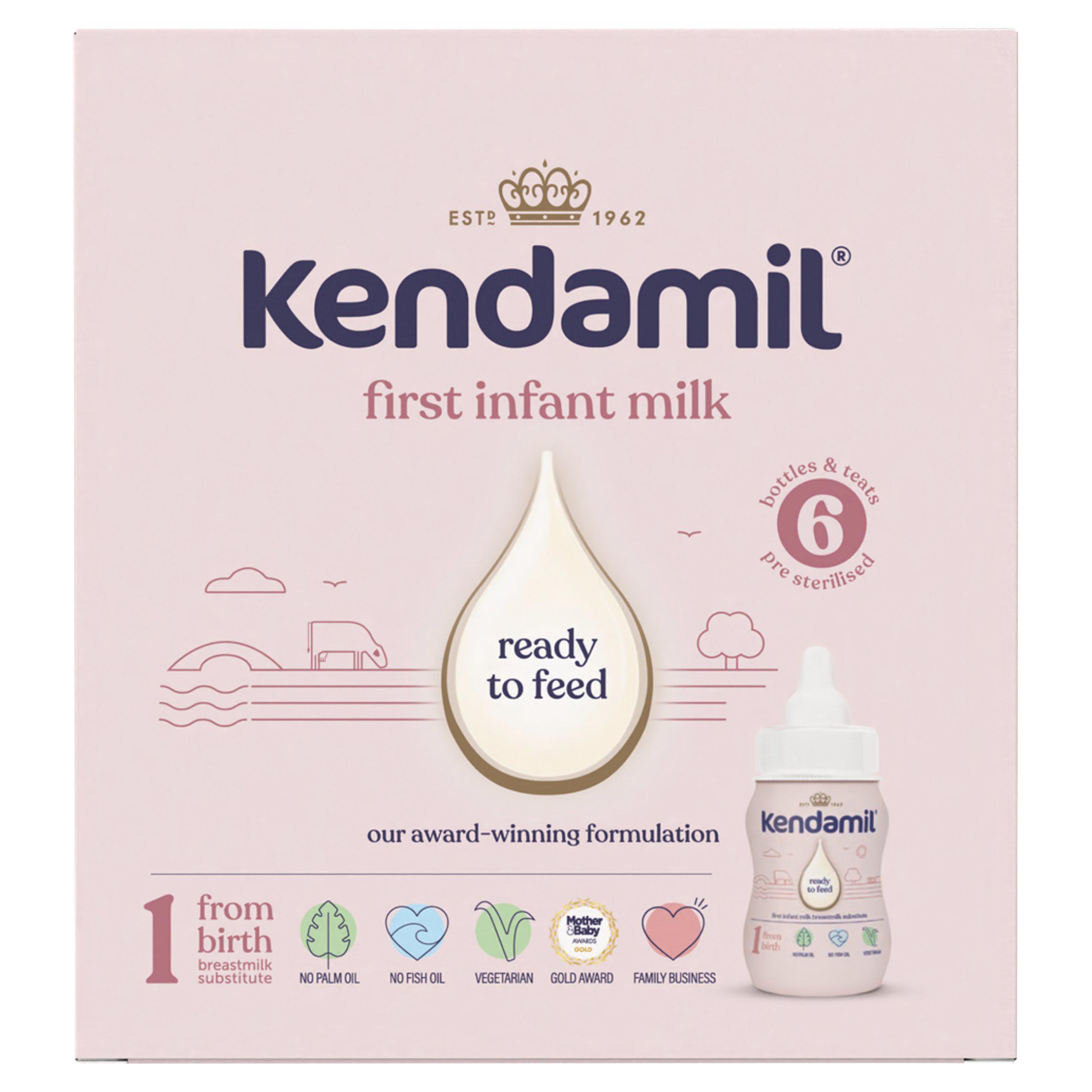 Kendamil First Infant Milk 1 From Baby Birth 6x70ml