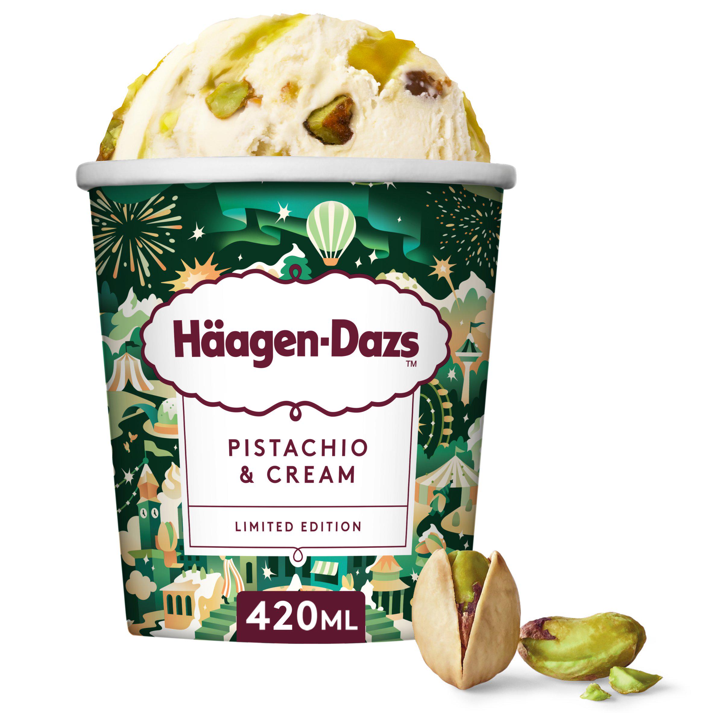 Haagen-Dazs Pistachio & Cream Ice Cream Tub 420ml