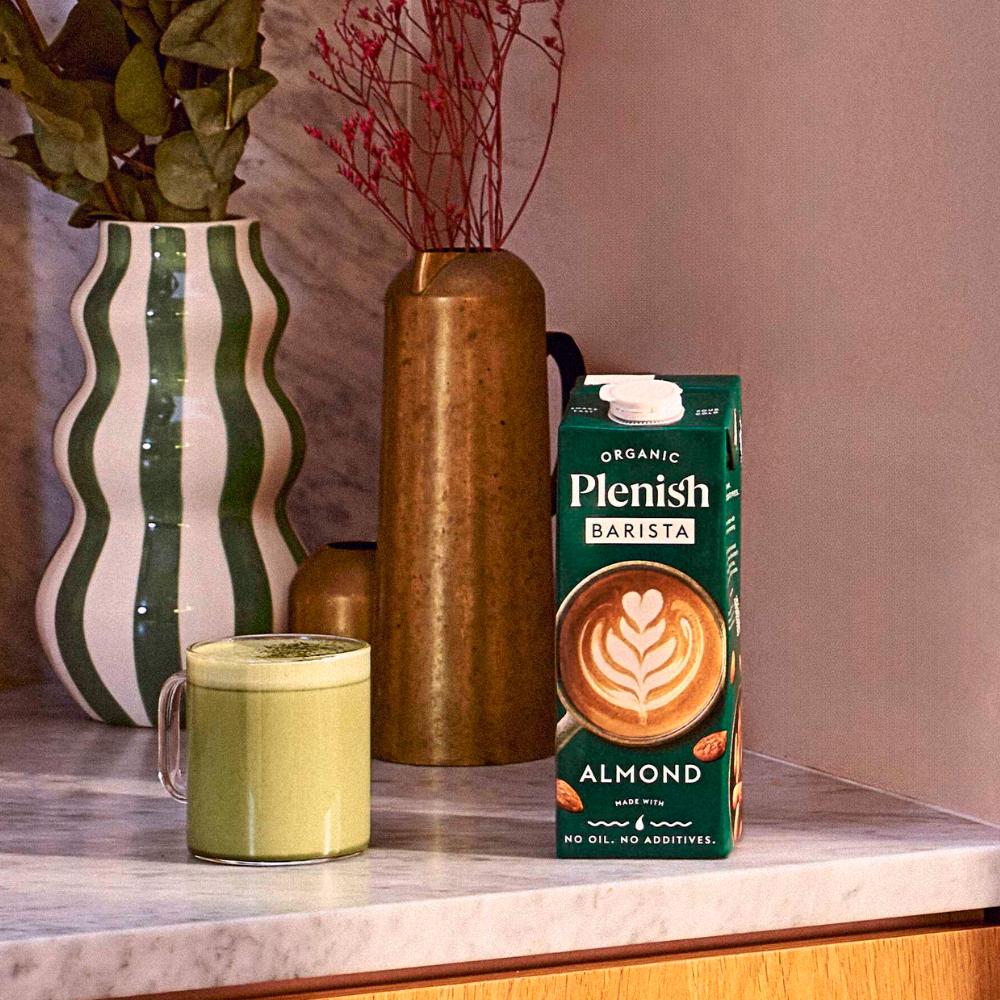 Plenish 1L Long Life Dairy Free Organic Barista Almond Drink thumbnail 3