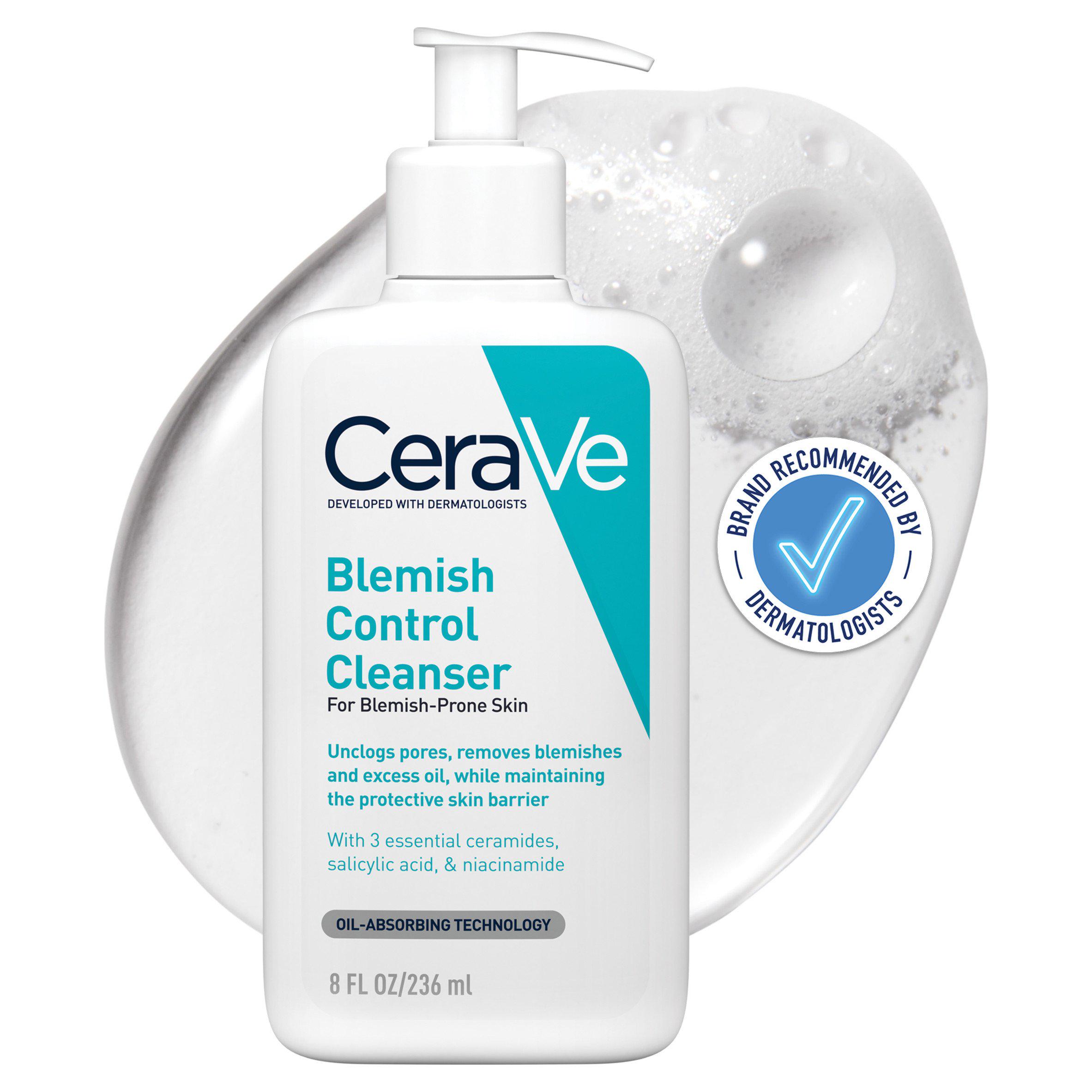 CeraVe Blemish Control Face Cleanser with 2% Salicylic Acid & Niacinamide 236ml