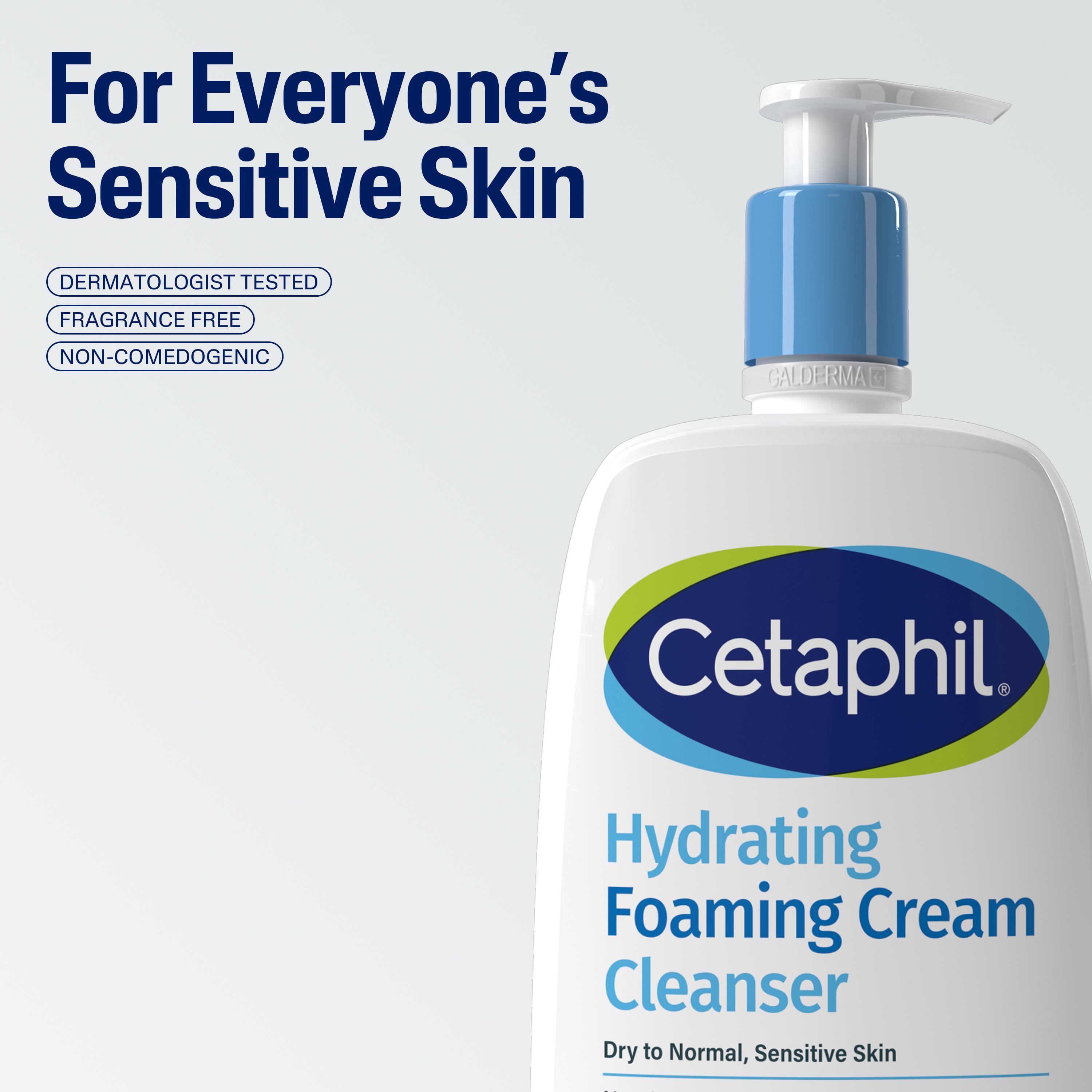 Cetaphil Hydrating Foaming Cream Cleanser 236ml thumbnail 6