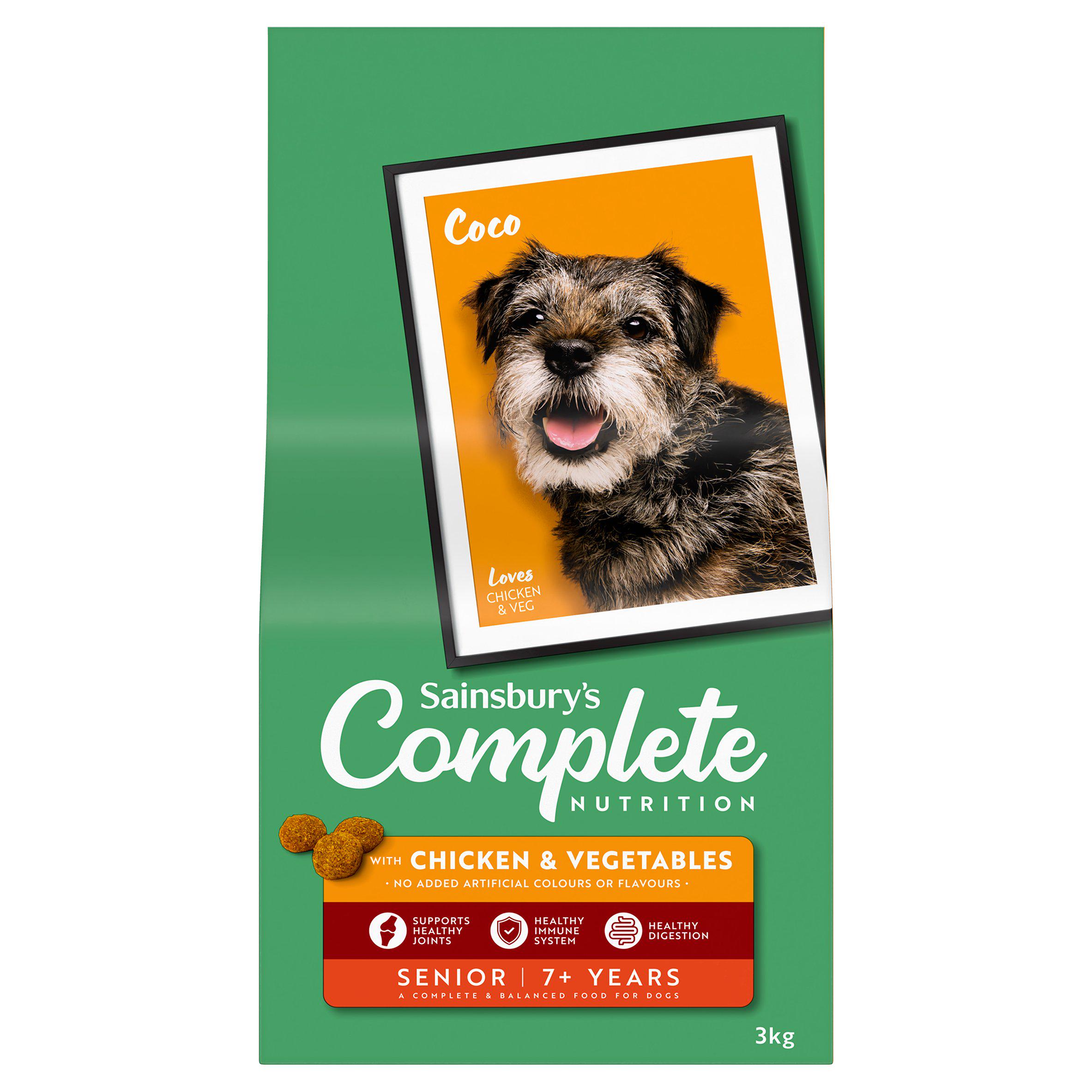 Sainsbury's Senior Complete Nutrition with Chicken & Rice 3kg