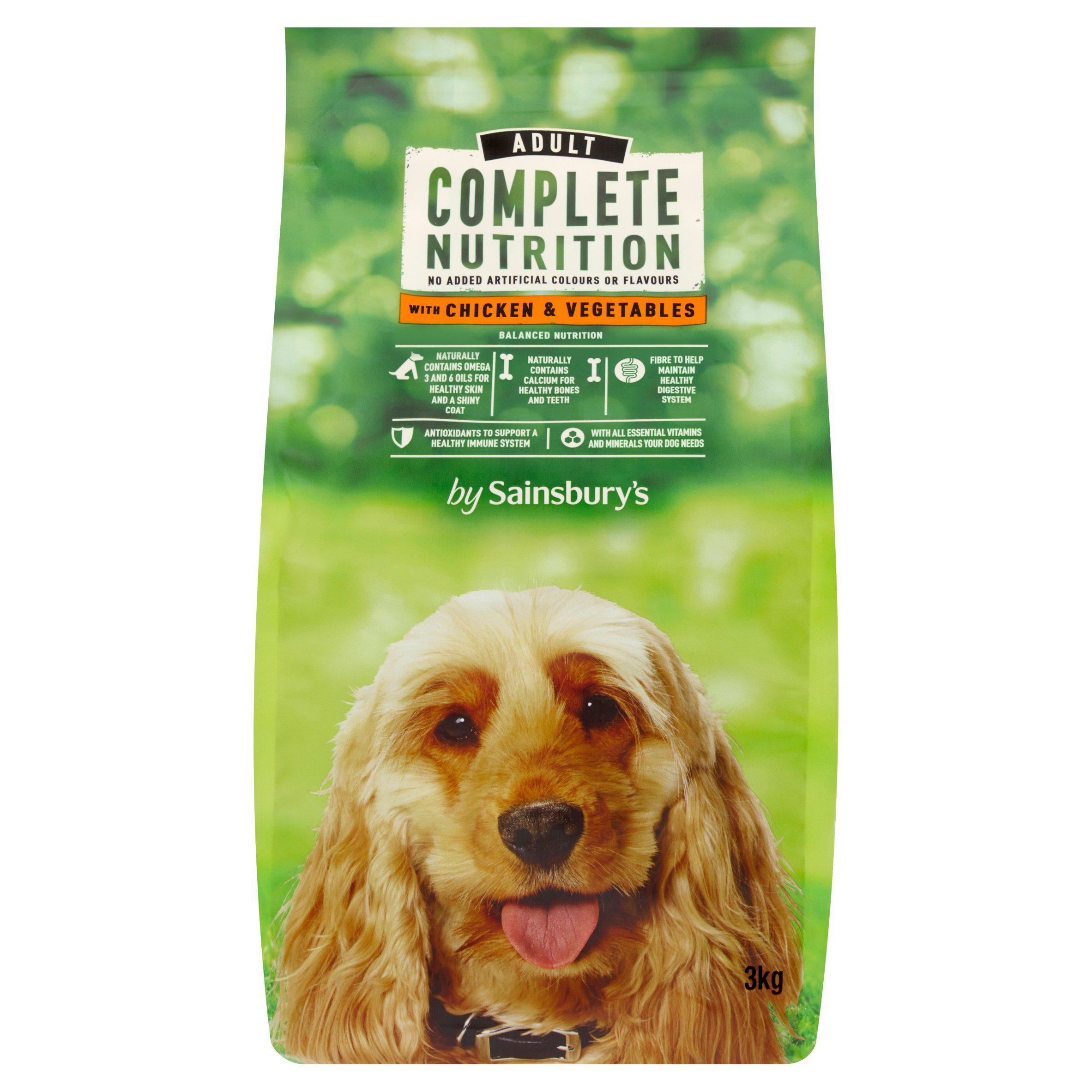 Sainsbury's Adult Complete Nutrition with Chicken & Vegetables 3kg