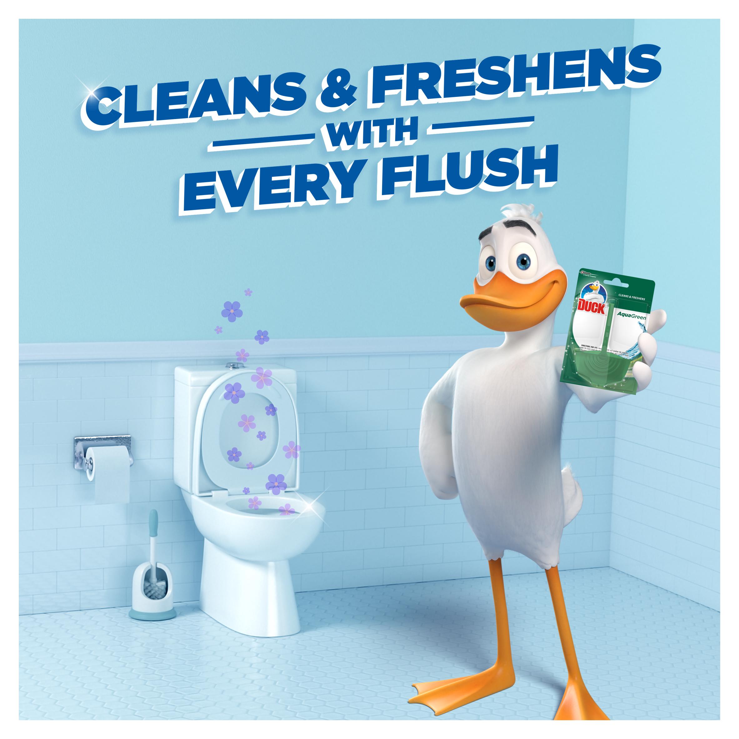 Duck Aqua Green Rim Block Toilet Cleaner 36g thumbnail 3