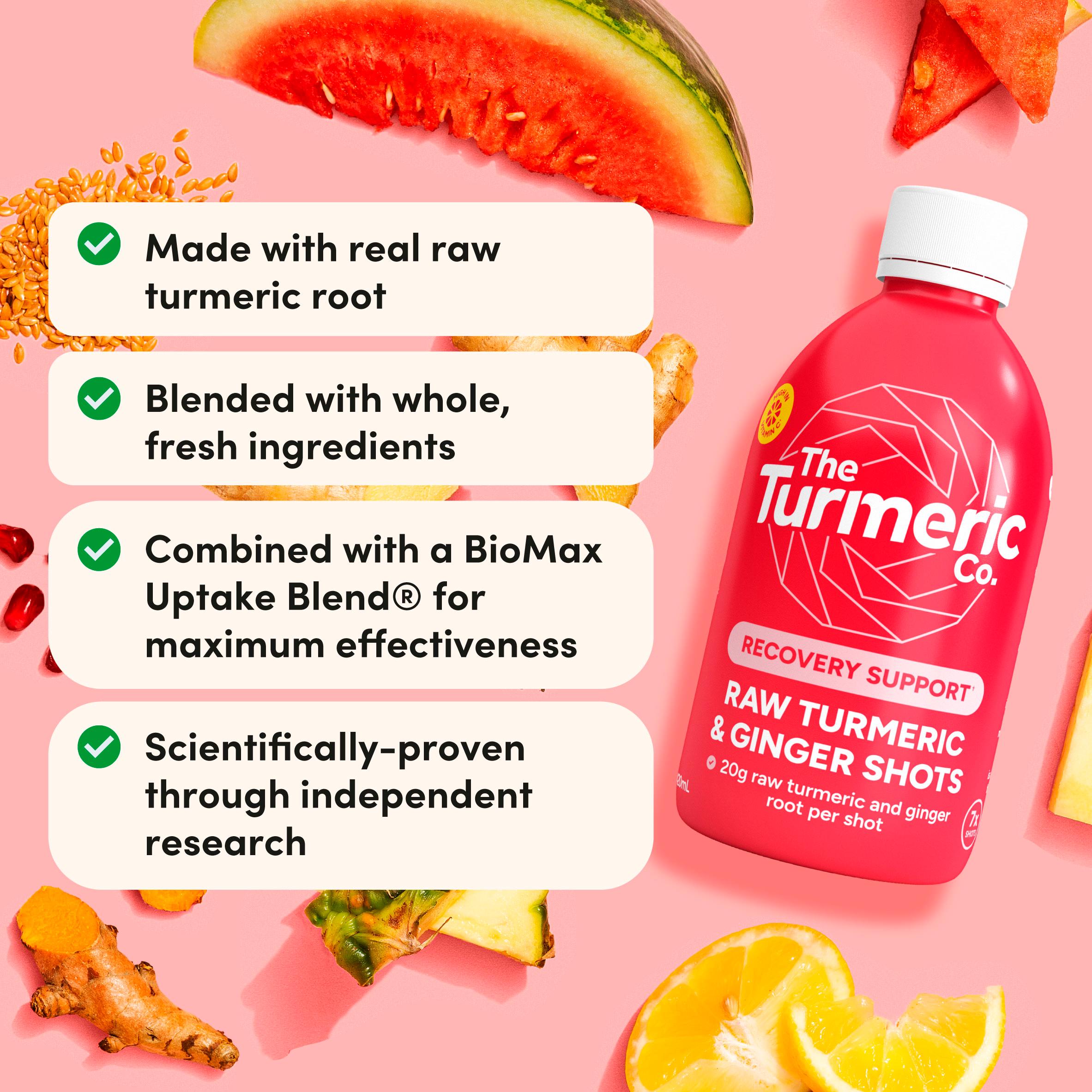 The Turmeric Co. Raw Turmeric & Ginger Self Shot 420ml thumbnail 3