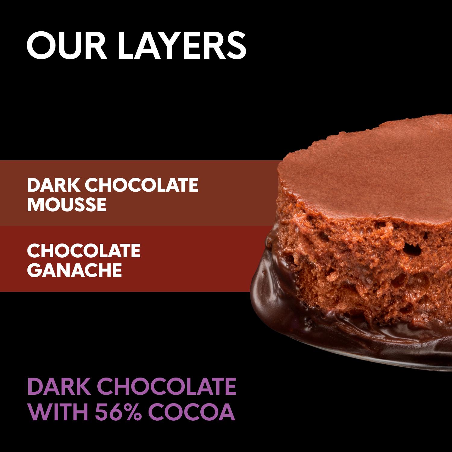 Gü Dark Chocolate Mousse with Ganache Desserts 2 x 70g thumbnail 3