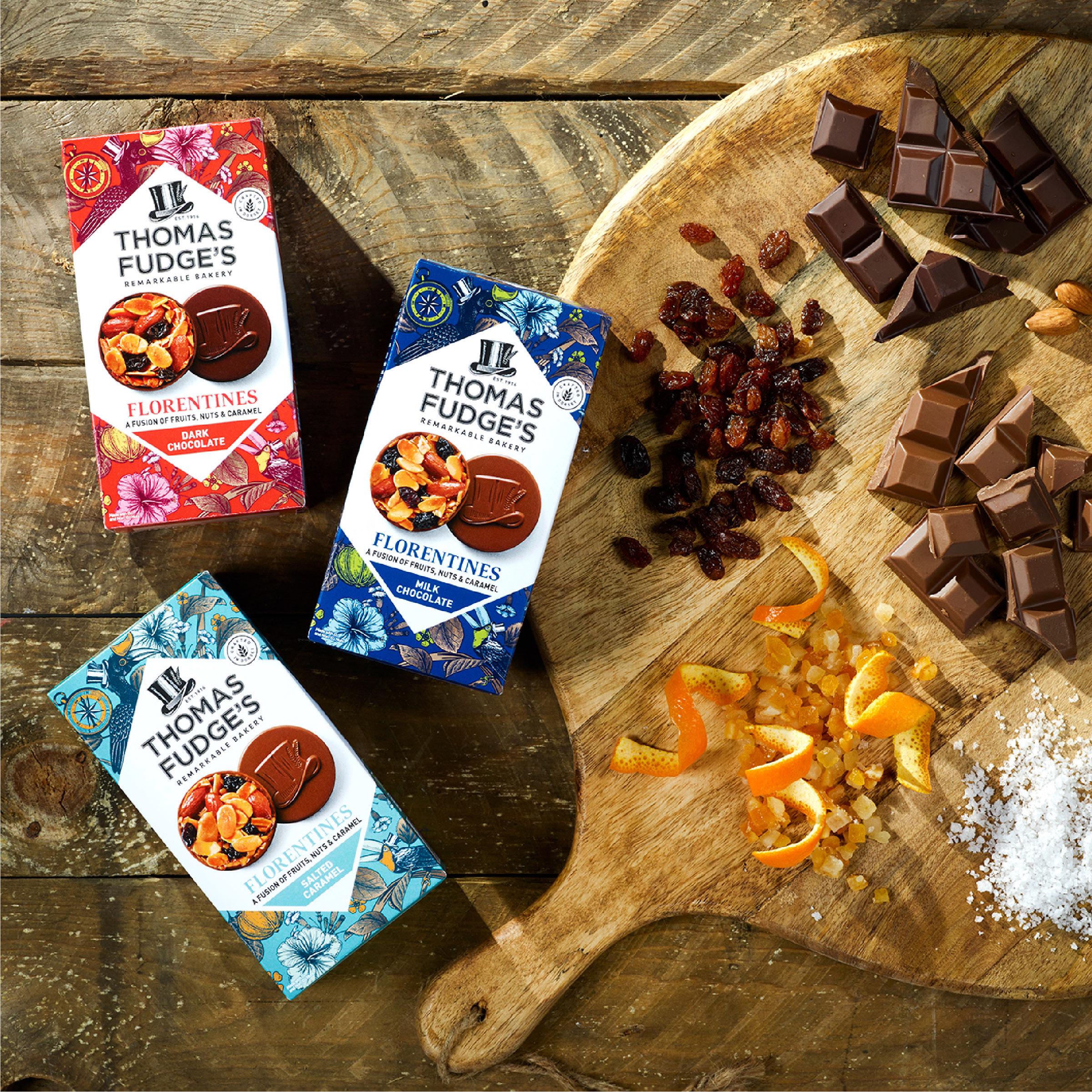 Thomas Fudge's 6 Dark Chocolate Florentines thumbnail 4