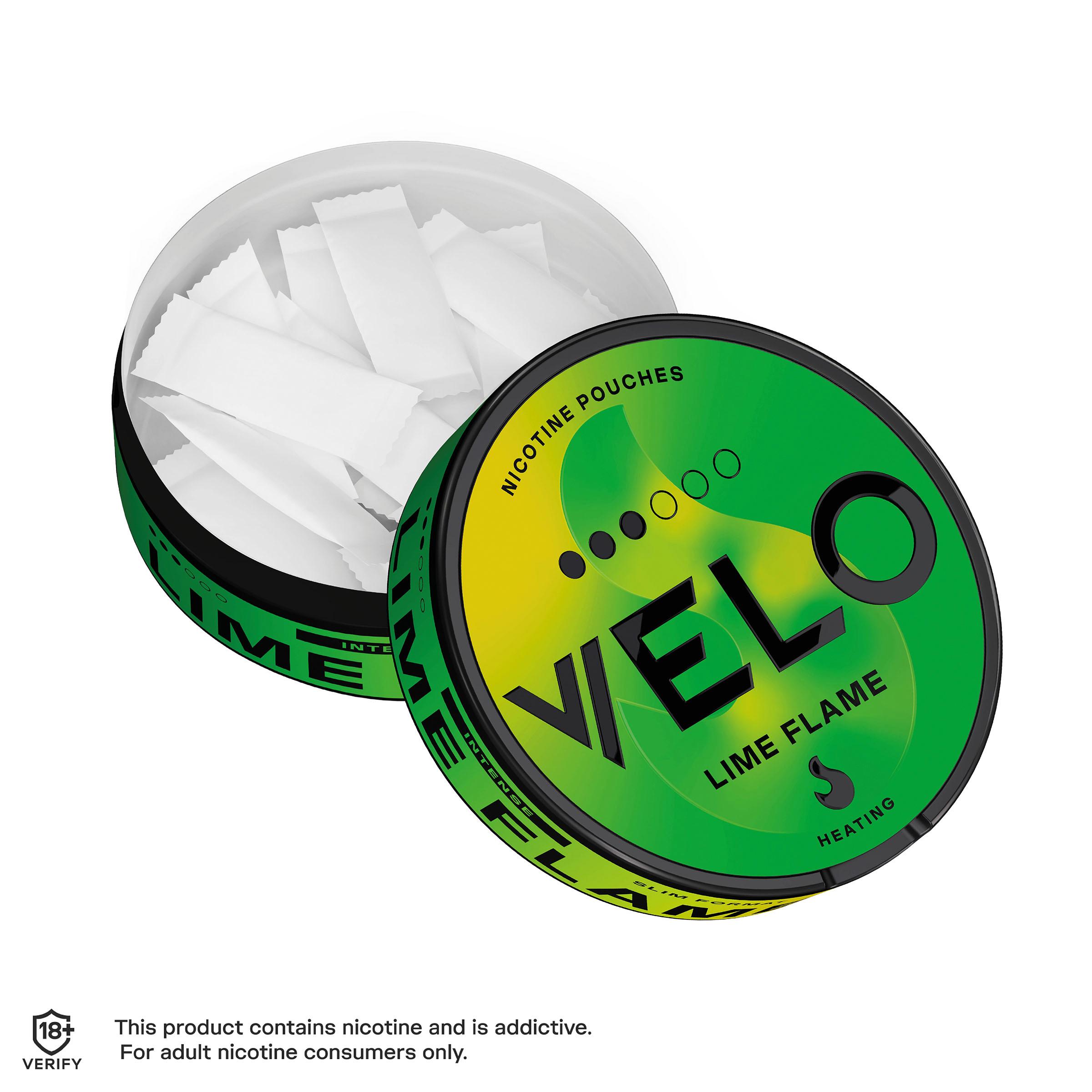 Velo Nicotine Pouch Lime Flame 8mg thumbnail 4