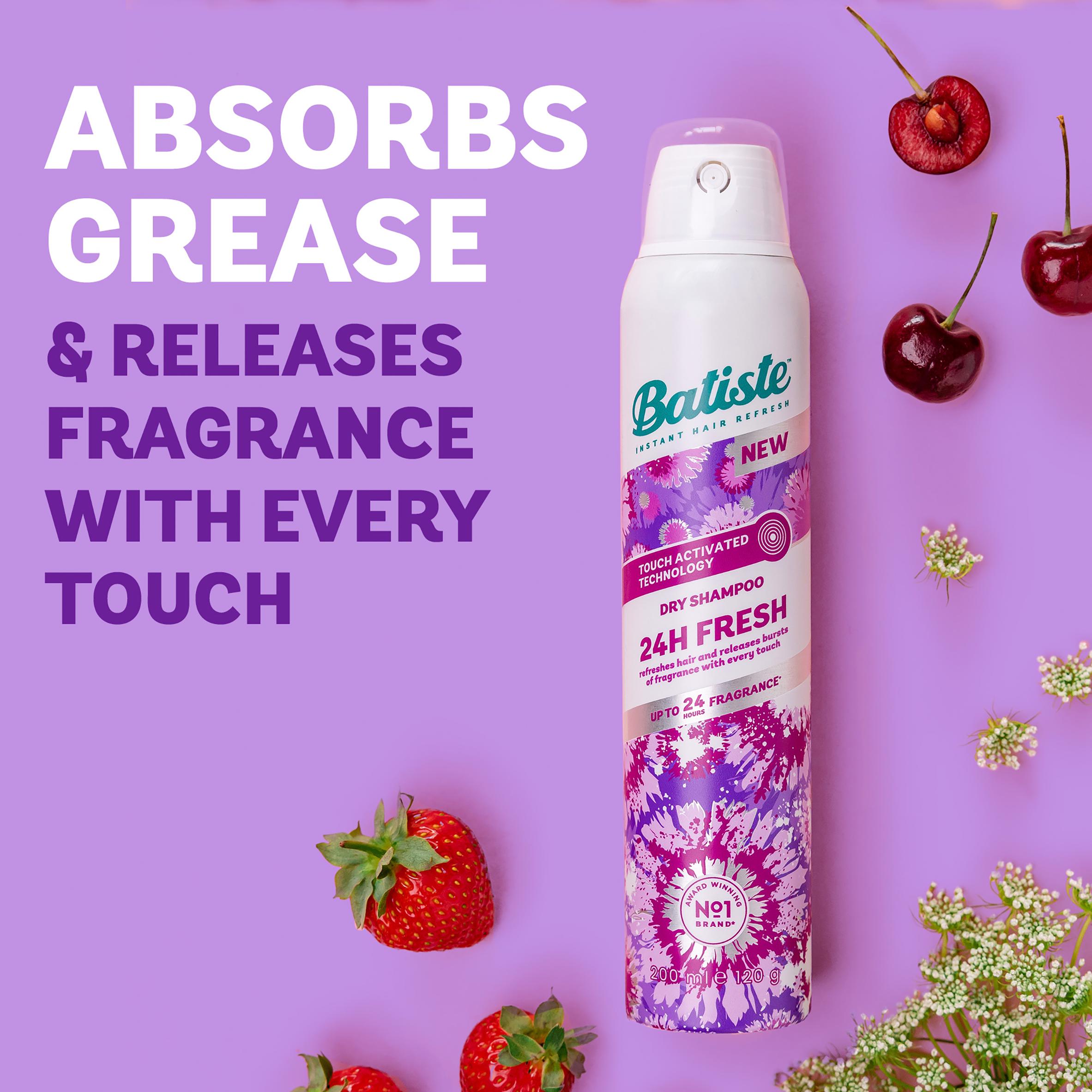 Batiste 24H Fresh Hair Dry Shampoo with Touch Activated Technology 200ml thumbnail 4