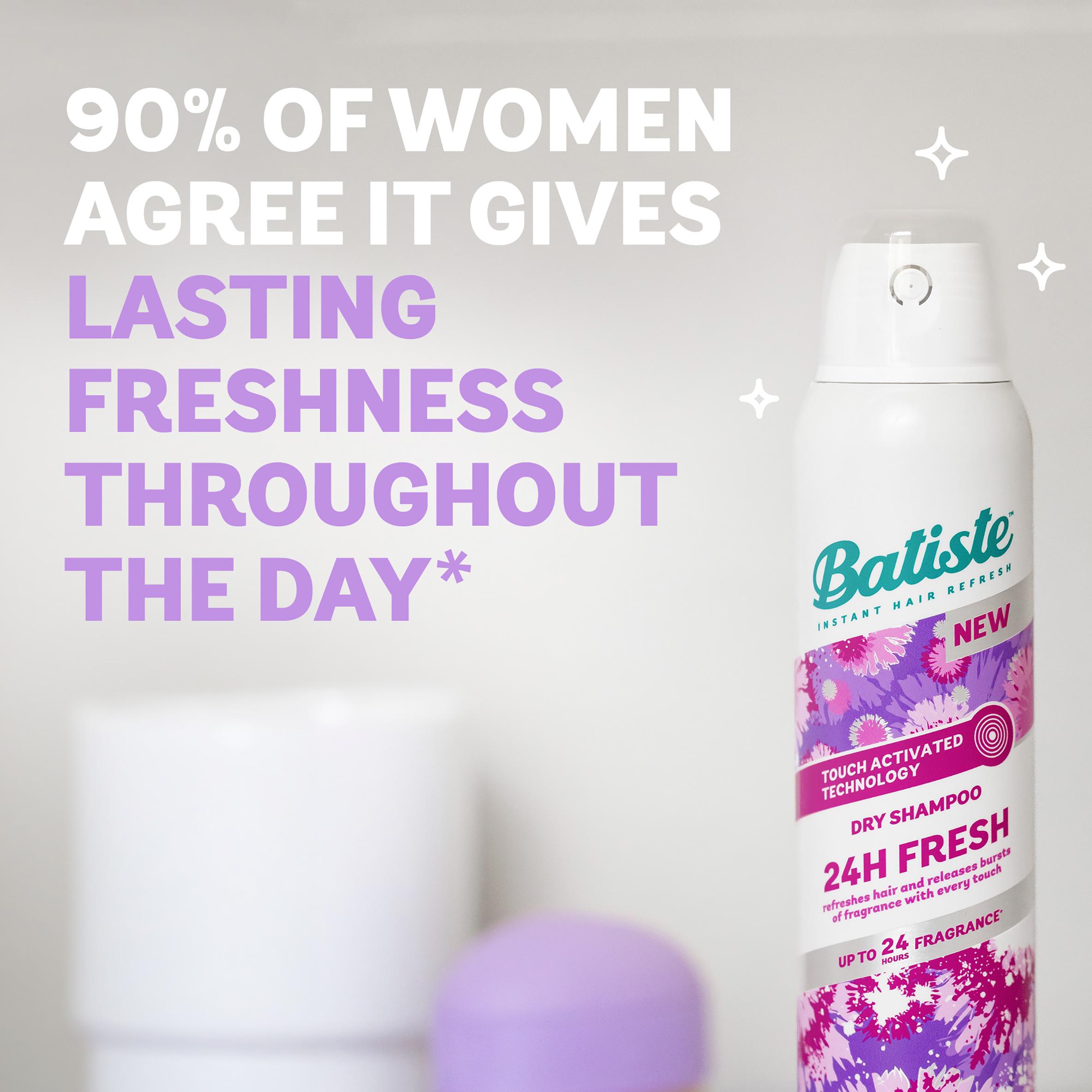 Batiste 24H Fresh Hair Dry Shampoo with Touch Activated Technology 200ml thumbnail 5
