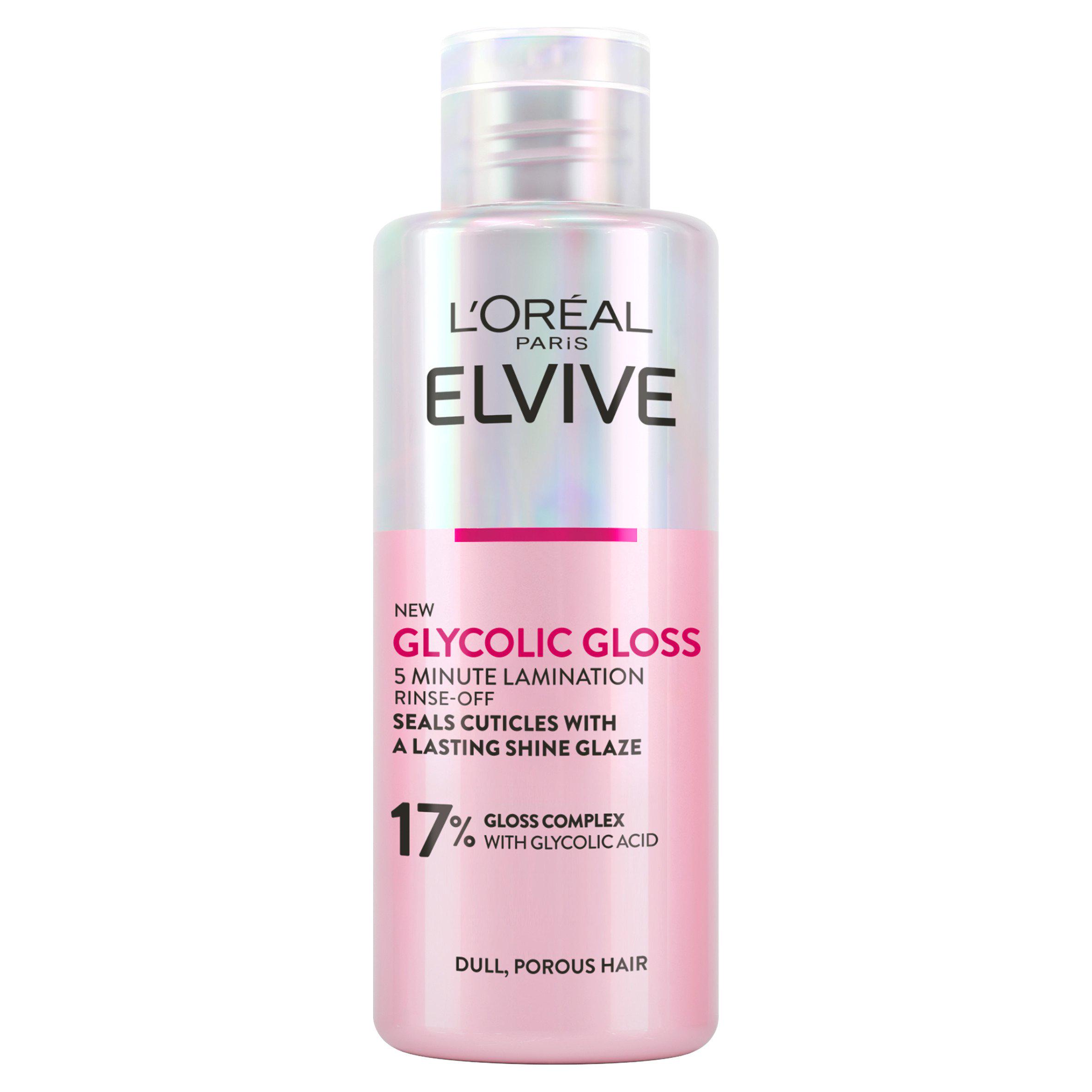 L'Oreal Elvive Glycolic Gloss 5 Minute Lamination Treatment for Dull Hair 200ml