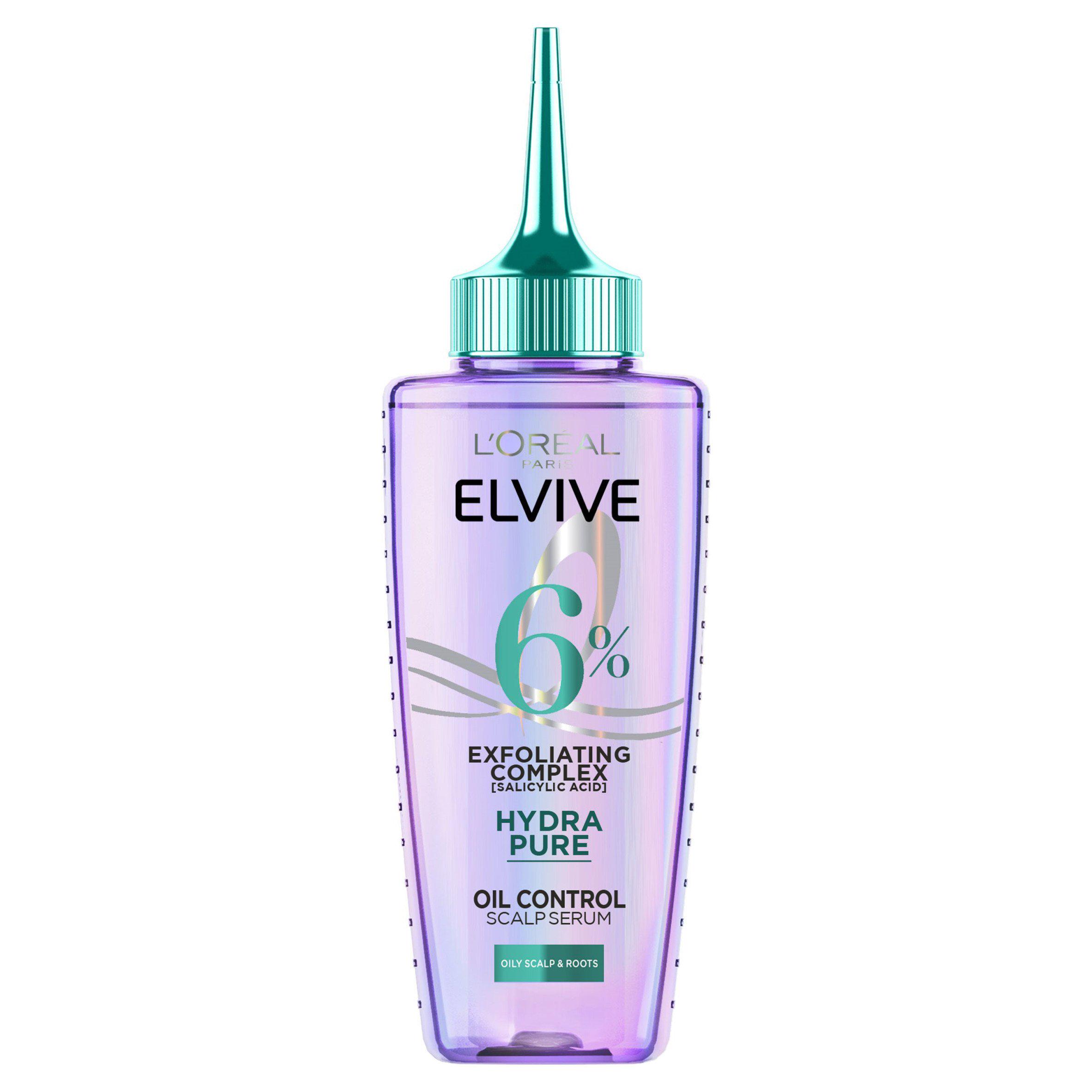 L'Oreal Elvive Hydra Pure Exfoliating Pre-Shampoo Scalp Serum for Oily Scalp & Roots 102ml