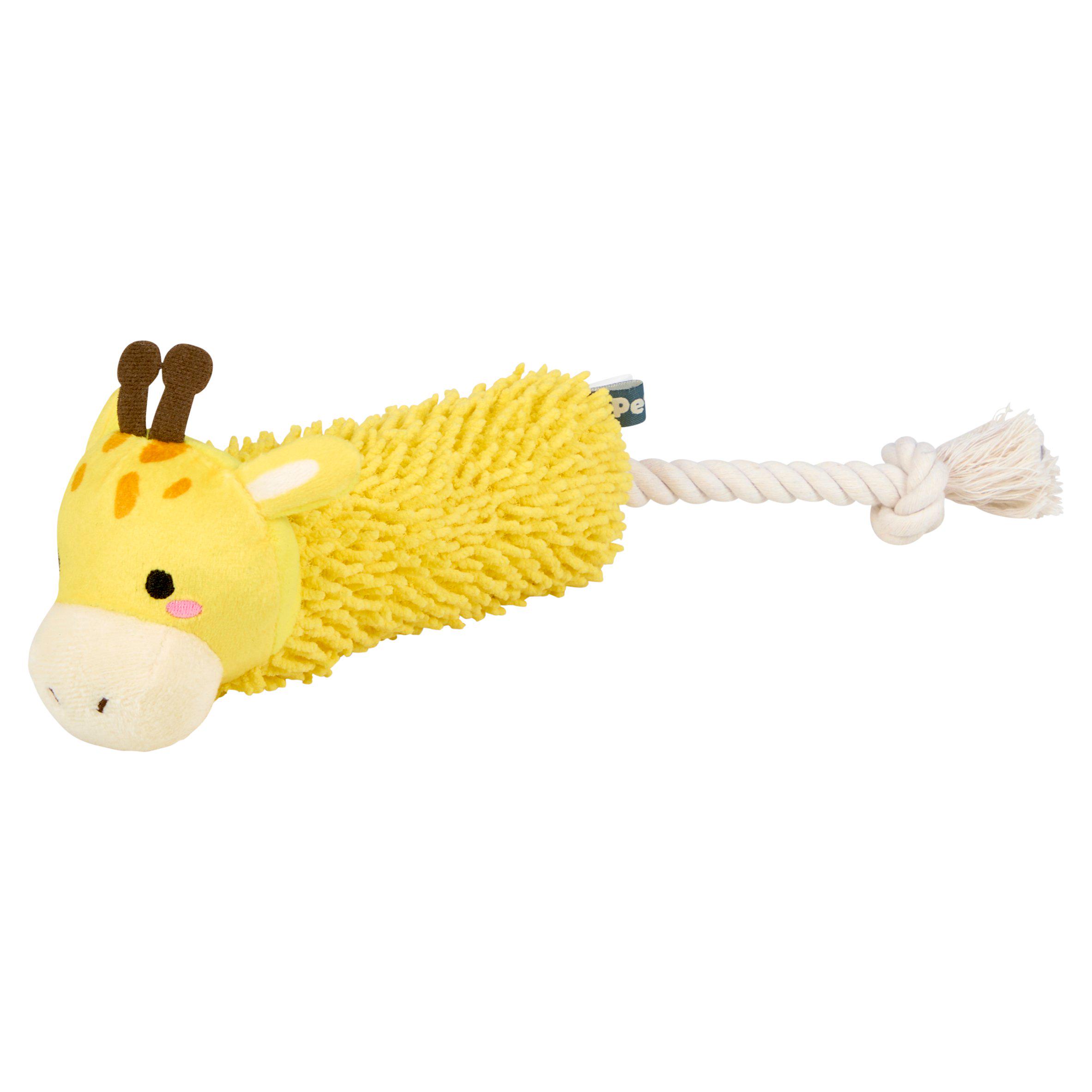 Petface Shaggy Giraffe Plush Dog Toy