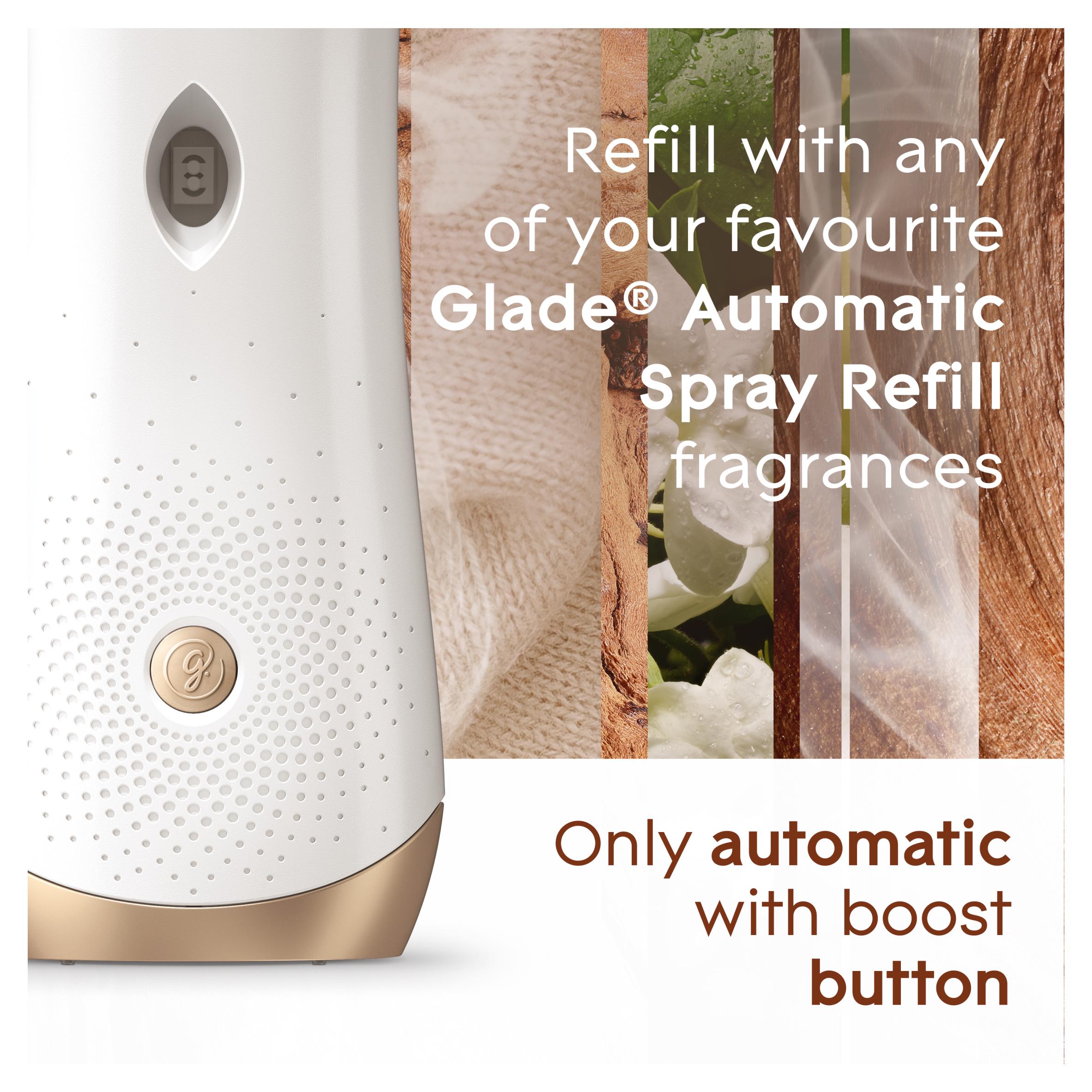 Glade 2 x 269ml Sandalwood & Jasmine Automatic Spray Twin Refill Air Freshener thumbnail 6