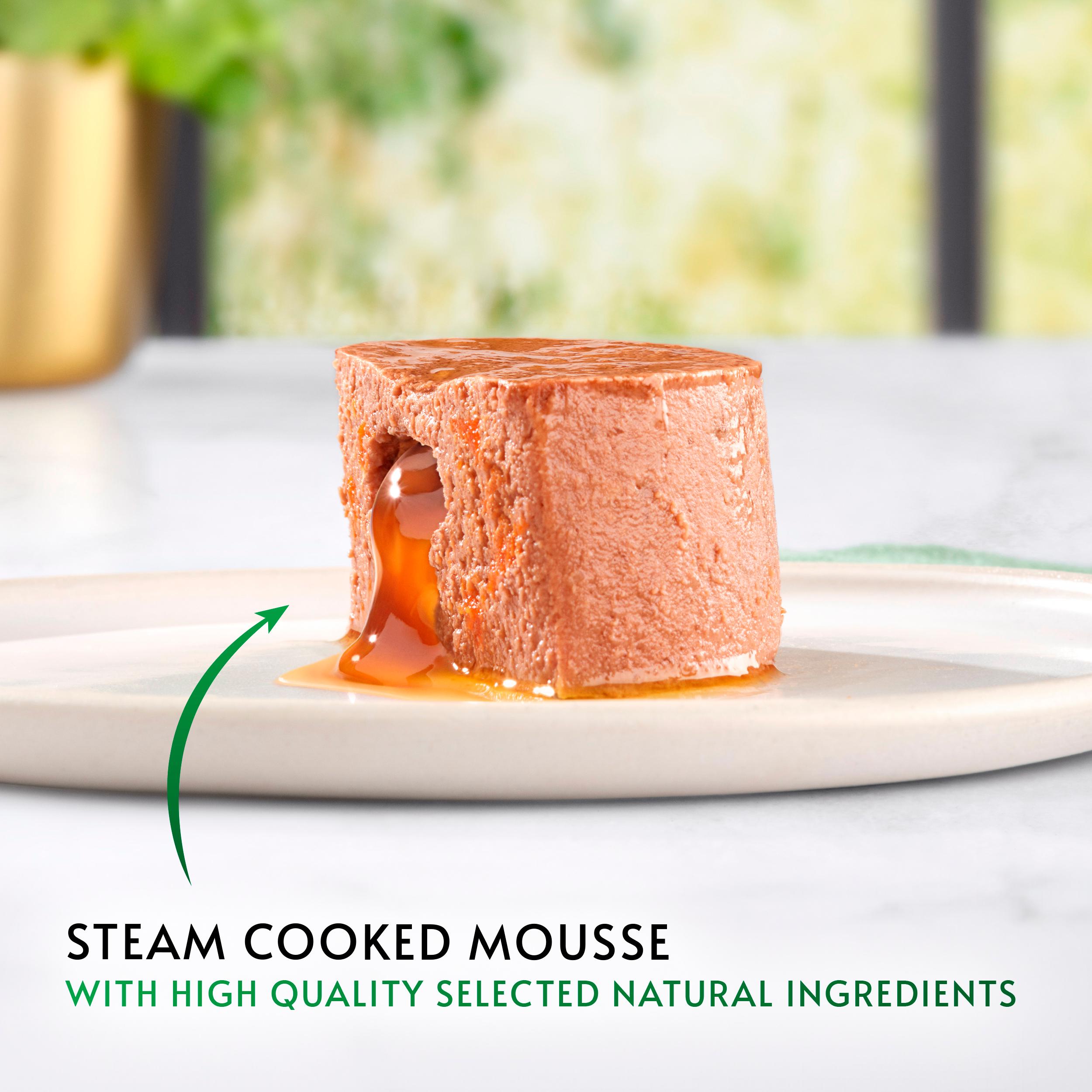 Gourmet Nature Creations Mousse with Gravy Heart Wet Cat Food 85g thumbnail 3