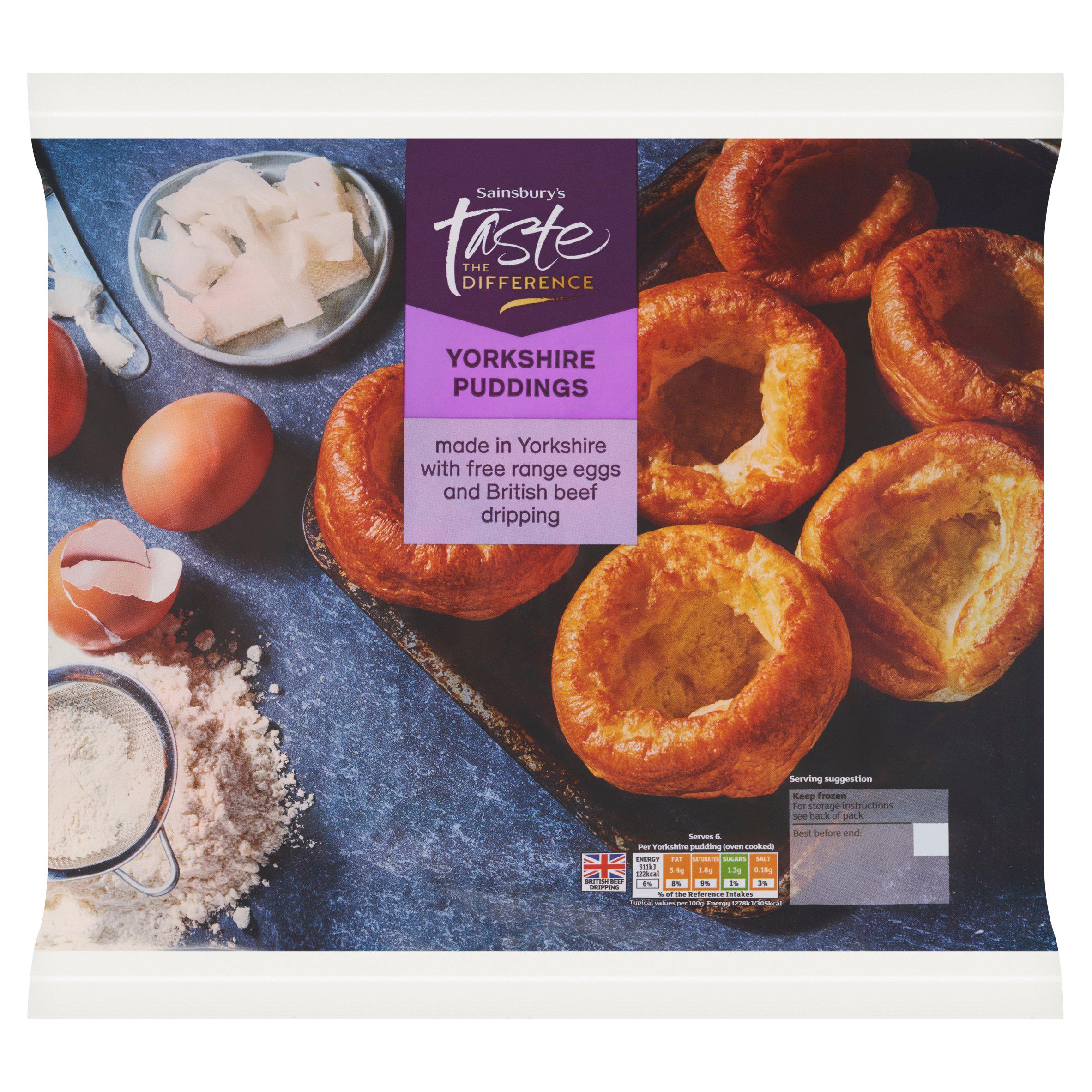 Sainsbury's Yorkshire Puddings, Taste the Difference 252g