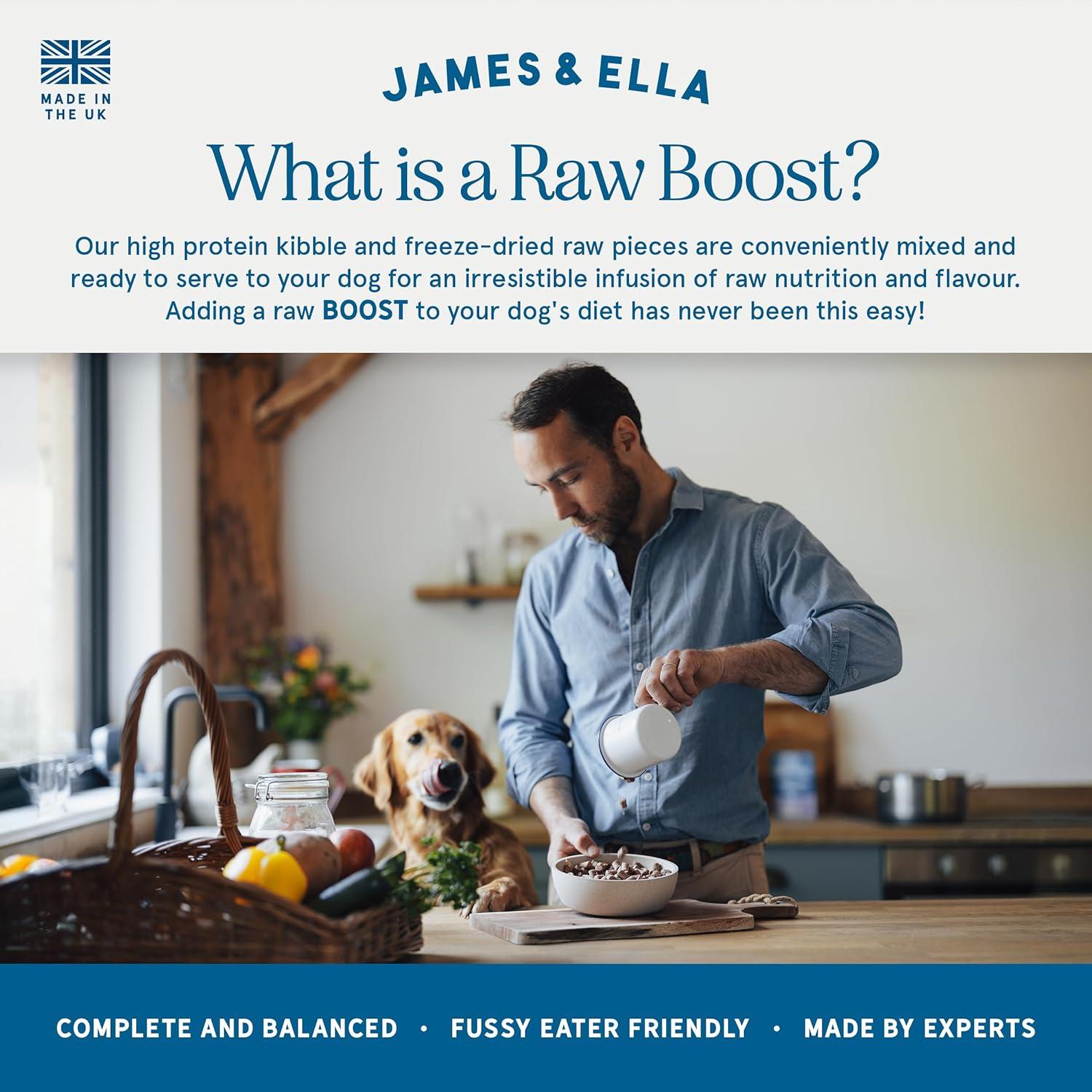 James & Ella Kibble + Raw Grass Fed Beef Dog Food 1.5kg thumbnail 4