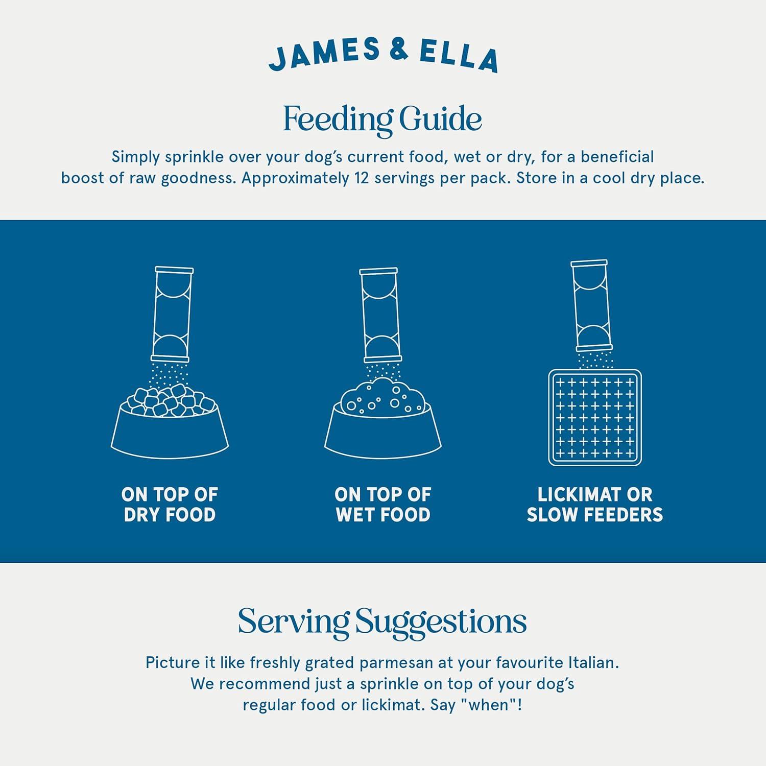James & Ella Freeze Dried Raw Grass Fed Beef Topper for Dogs 50g thumbnail 4
