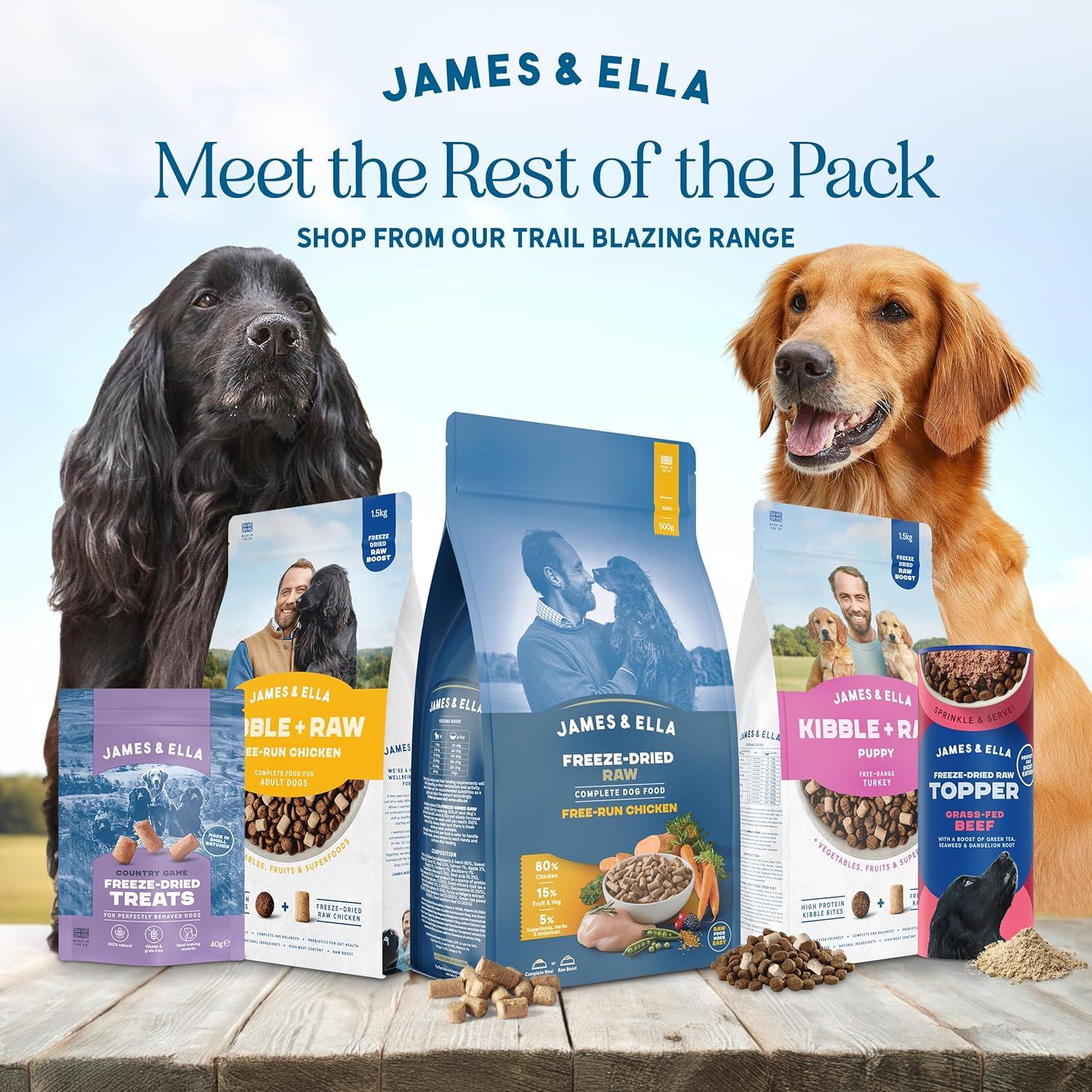 James & Ella Freeze Dried Raw Grass Fed Beef Topper for Dogs 50g thumbnail 6