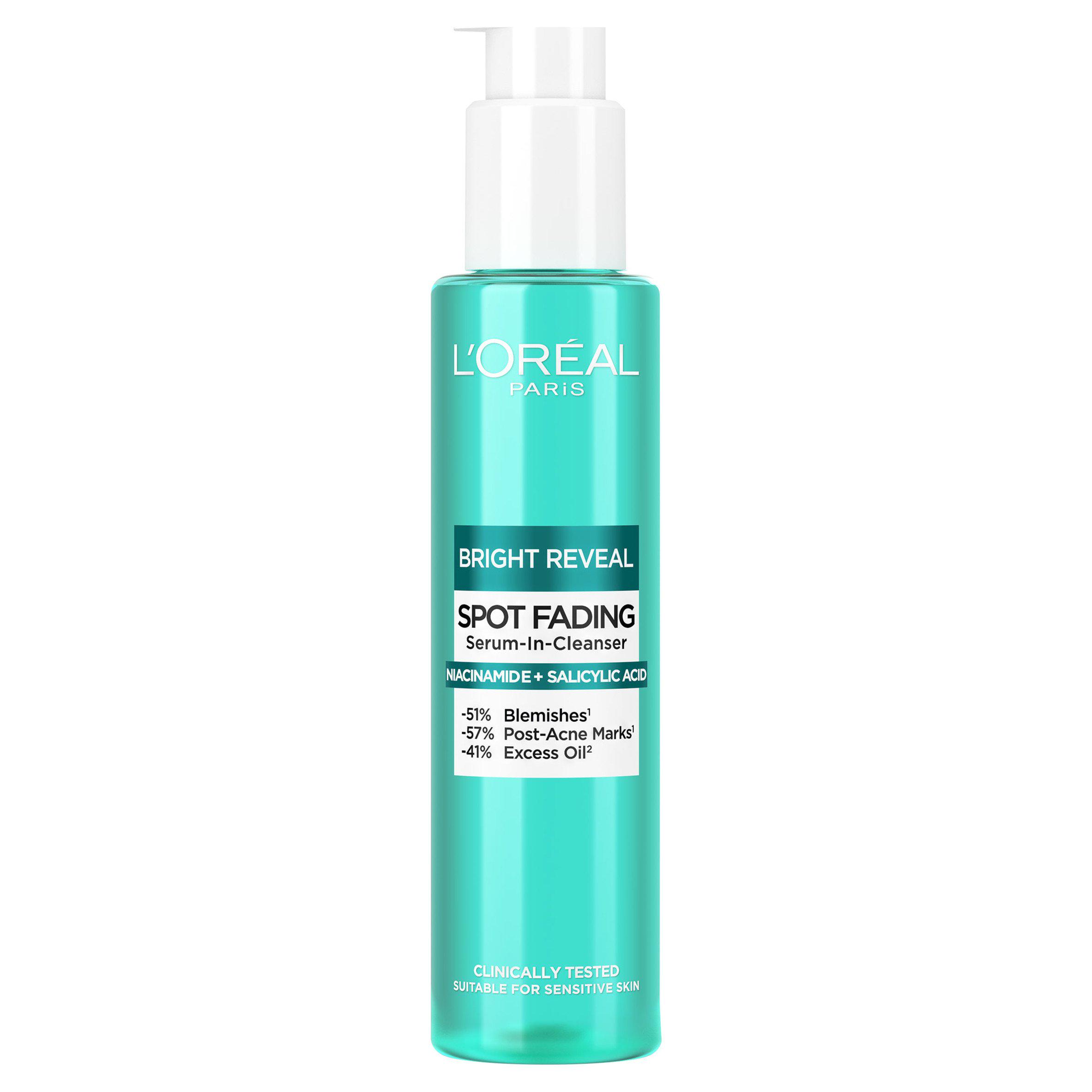 L'Oréal Paris Bright Reveal Spot Serum In Cleanser For Face Niacinamide & Salicylic Acid 150ml