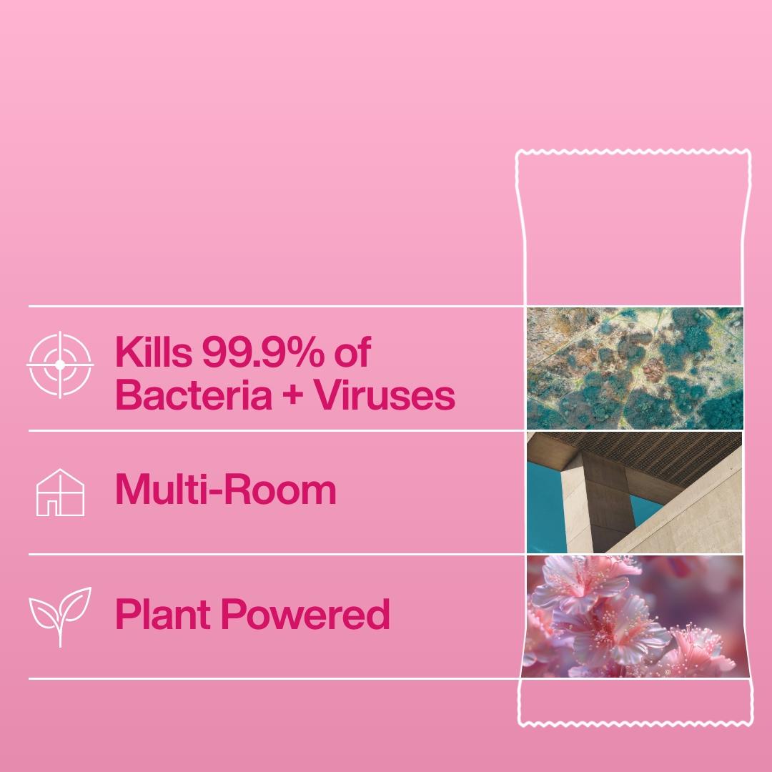 Ineos Antibac Multi-Room Surface Cleaning Wipes Rhubarb + Pomegranate thumbnail 5