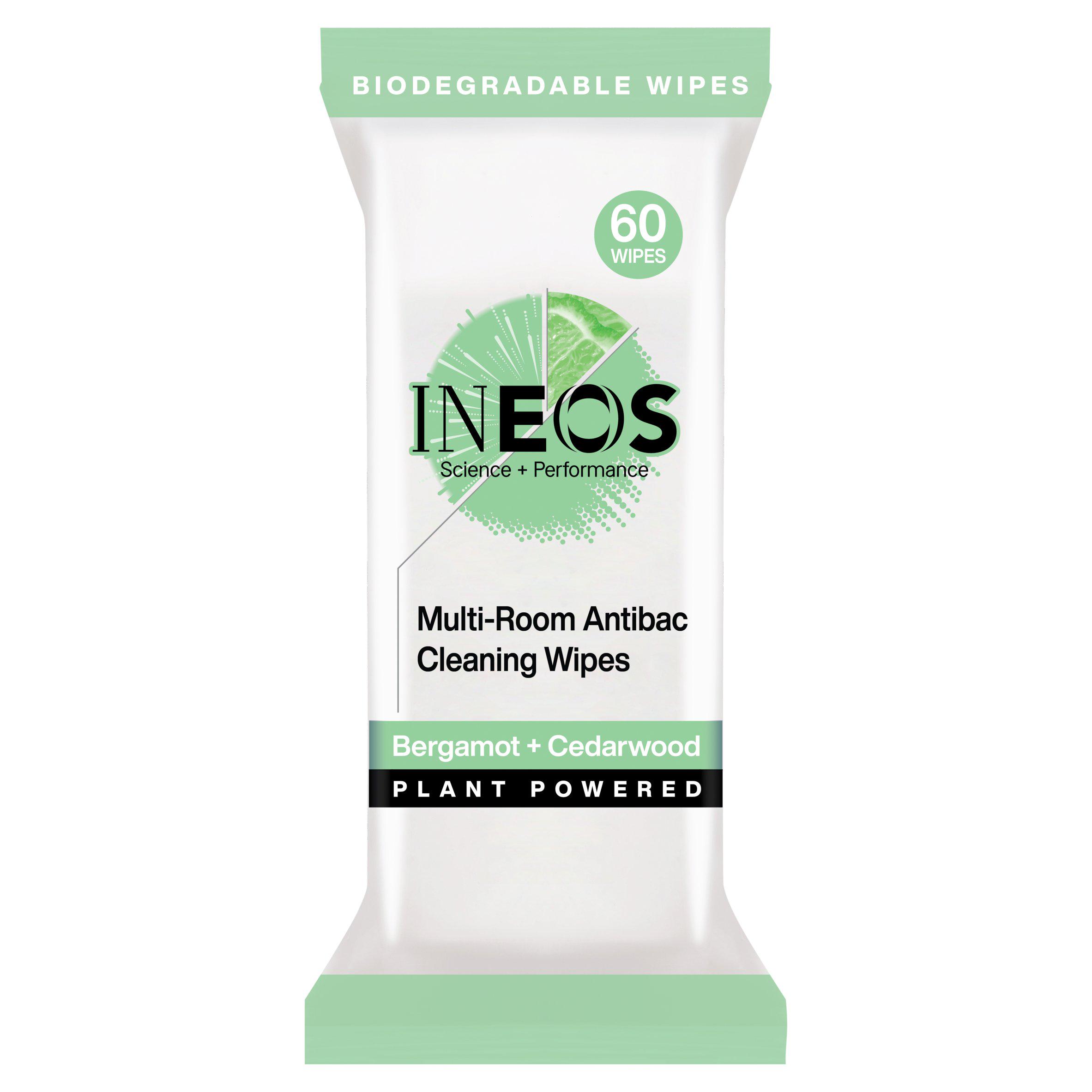 INEOS Antibac Multi-Room Surface Wipes Bergamot + Cedarwood