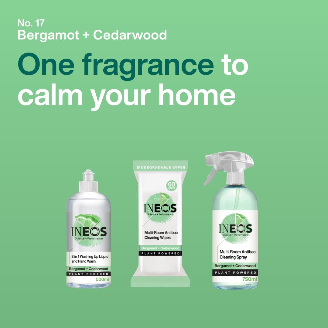Ineos Antibac Multi-Room Surface cleaning Wipes Bergamot + Cedarwood thumbnail 3