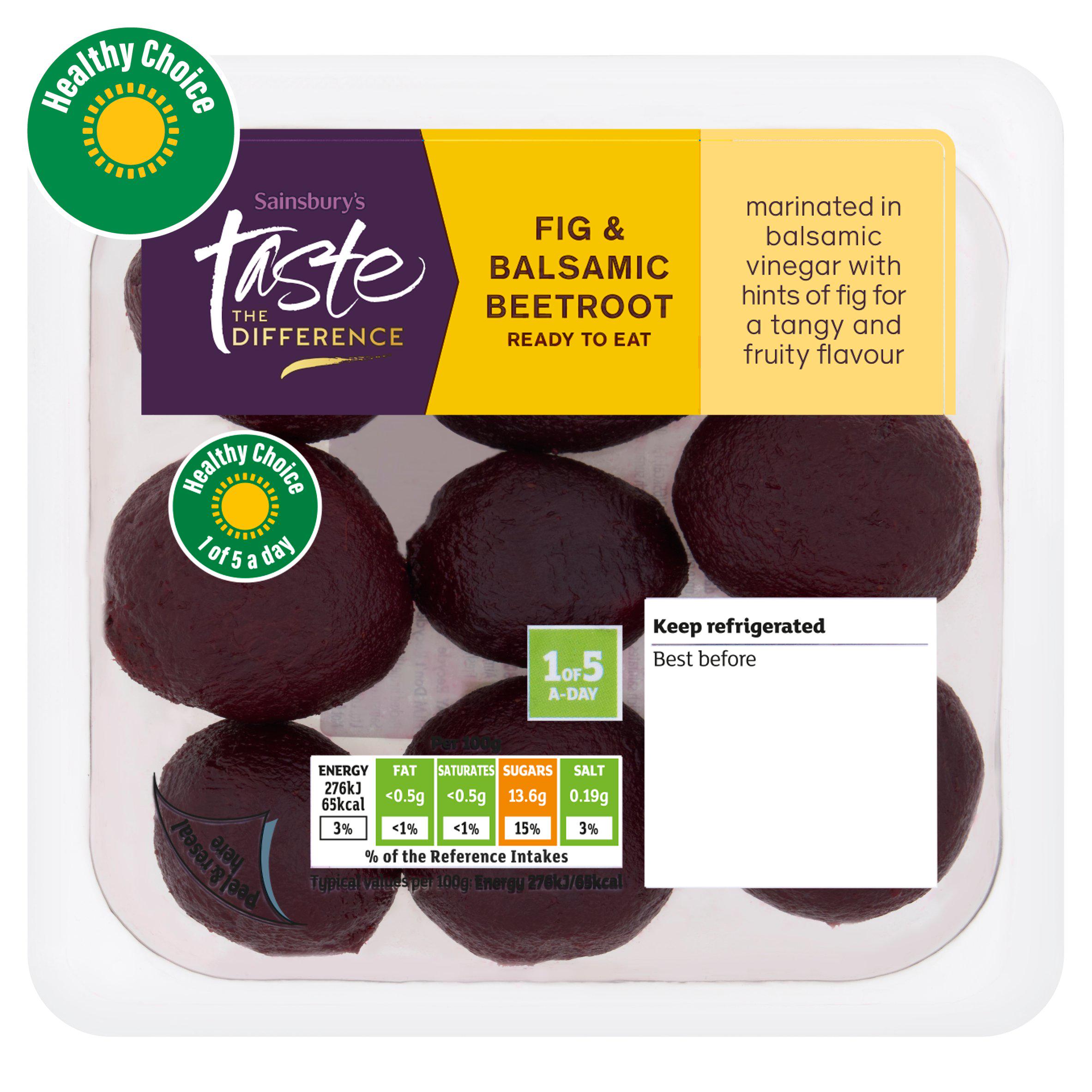 Sainsbury's Fig & Balsamic Beetroot Summer Edition, Taste the Difference 200g