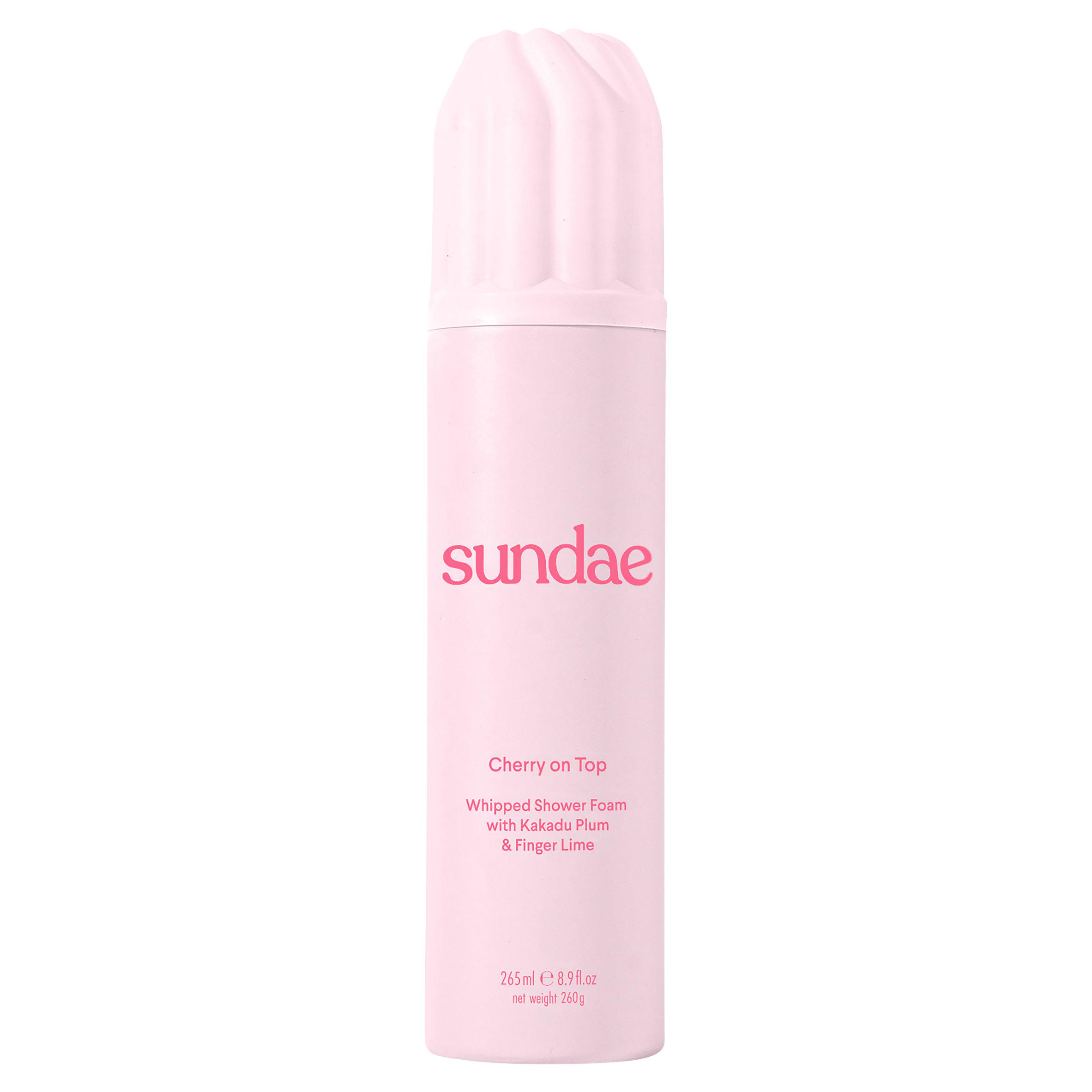 Sundae Cherry on Top Whipped Shower Foam with Kakadu Plum & Finger Lime 260g