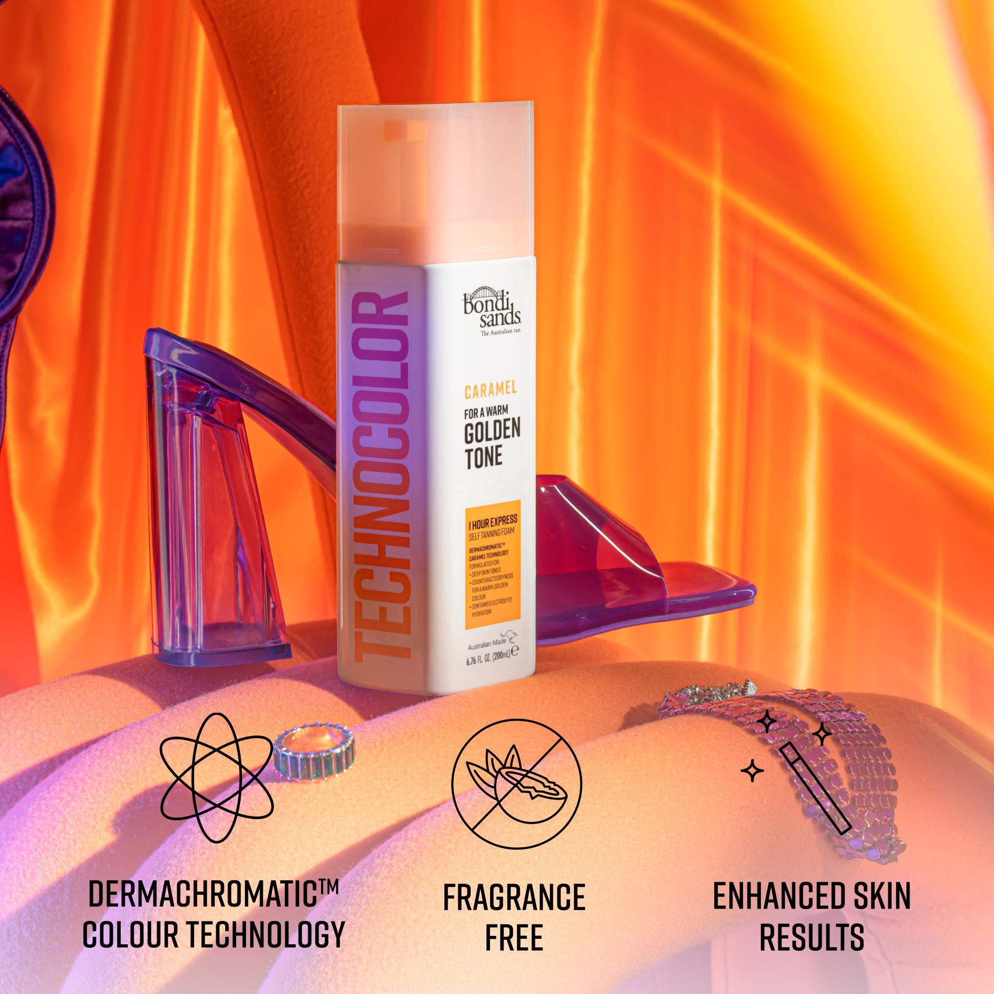 Bondi Sands Technocolor 1 Hour Express Self Tanning Foam Caramel 200ml thumbnail 4
