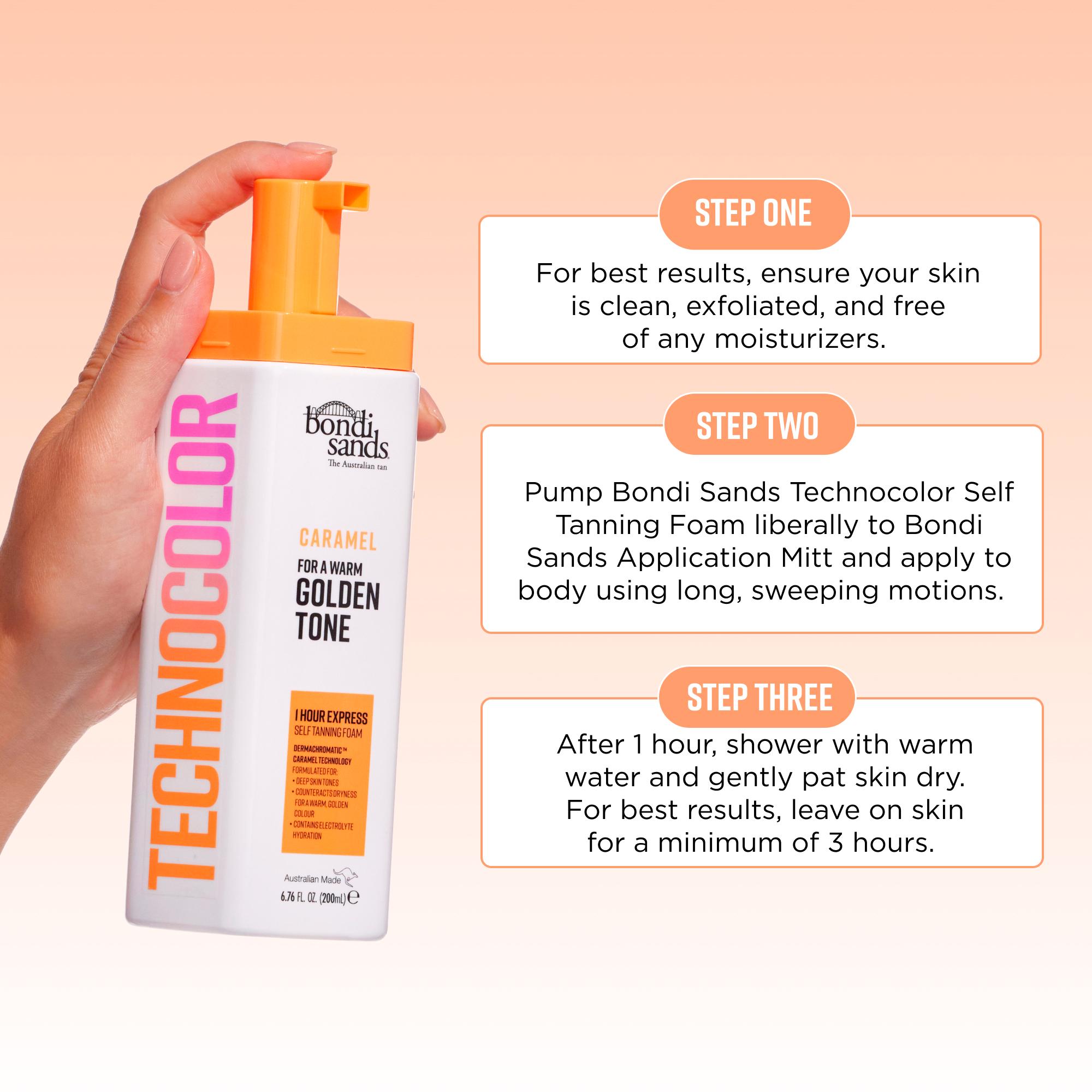 Bondi Sands Technocolor 1 Hour Express Self Tanning Foam Caramel 200ml thumbnail 5