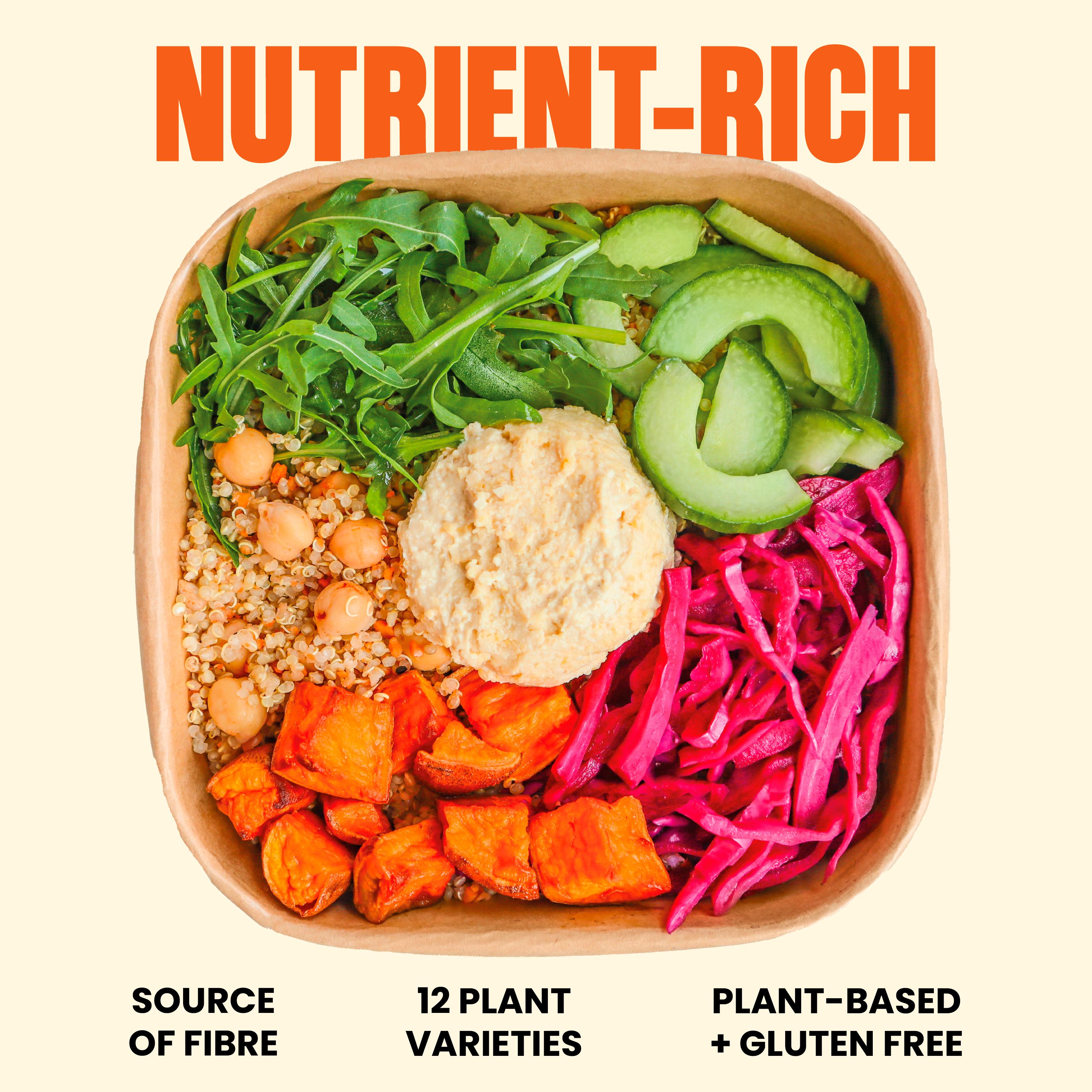 Pollen + Grace 275g Mezze Houmous + Rainbow Veg Grain Bowl thumbnail 2