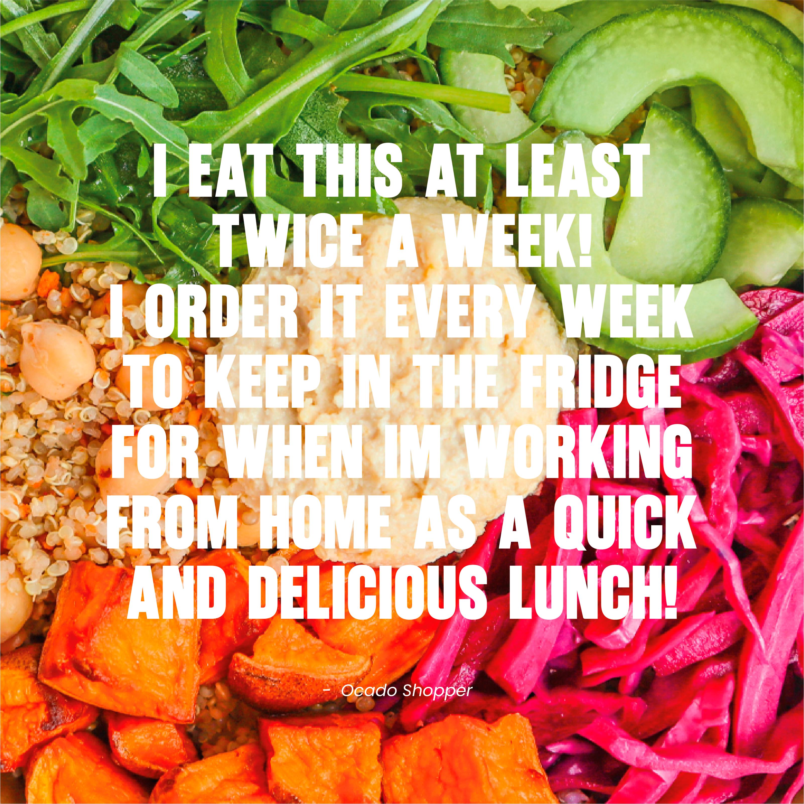 Pollen + Grace 275g Mezze Houmous + Rainbow Veg Grain Bowl thumbnail 4