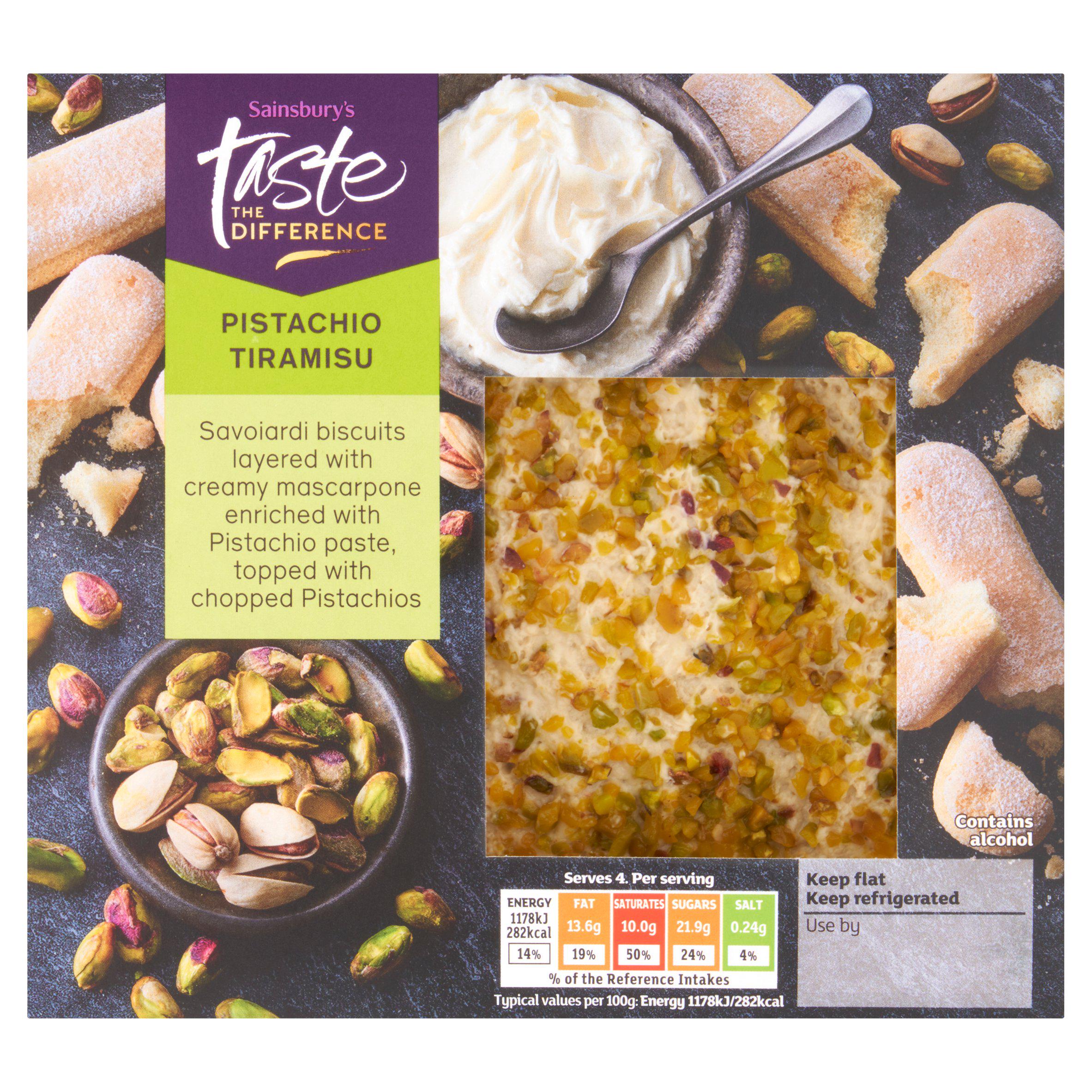 Sainsbury's Pistachio Tiramisu, Taste the Difference 400g