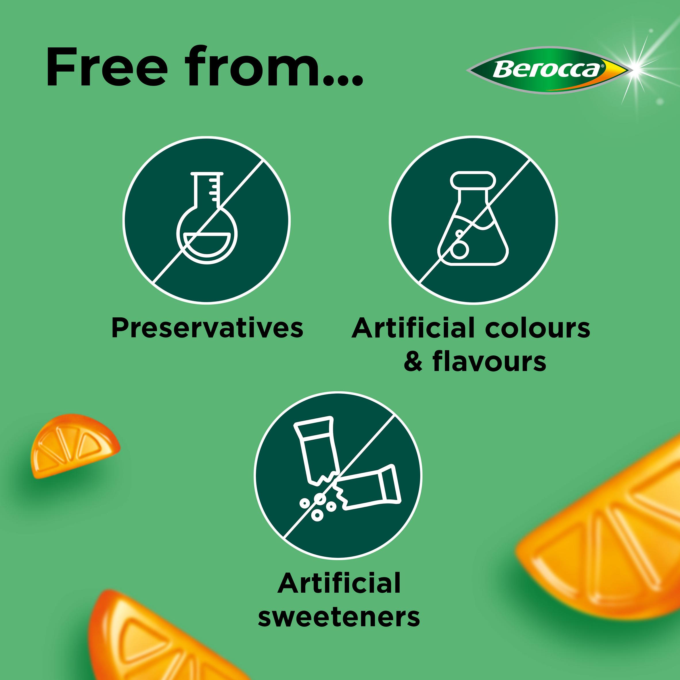 Berocca Immuno Orange Flavour Gummies x60 thumbnail 5