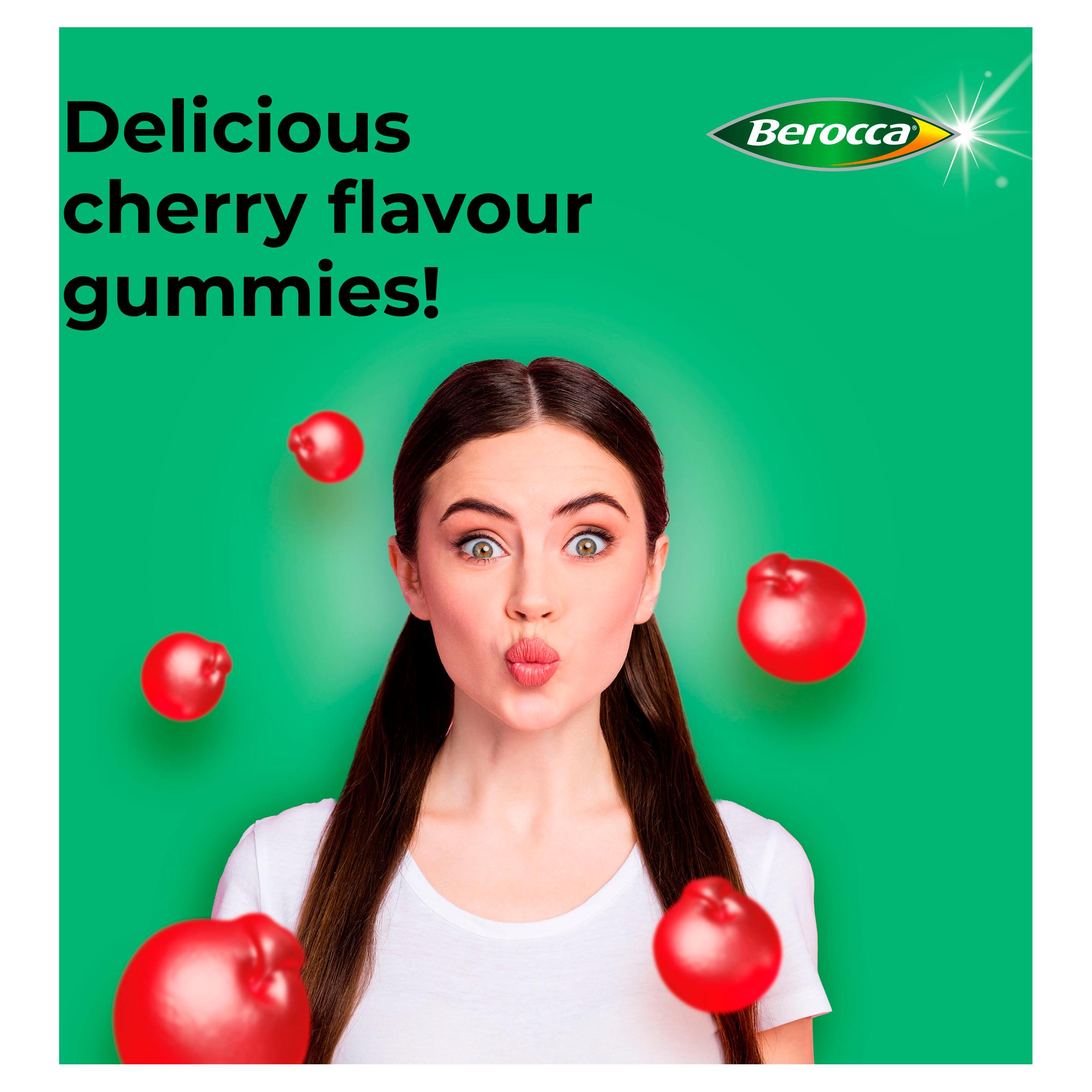 Berocca Multi Action Cherry Flavour Gummies x60 thumbnail 5