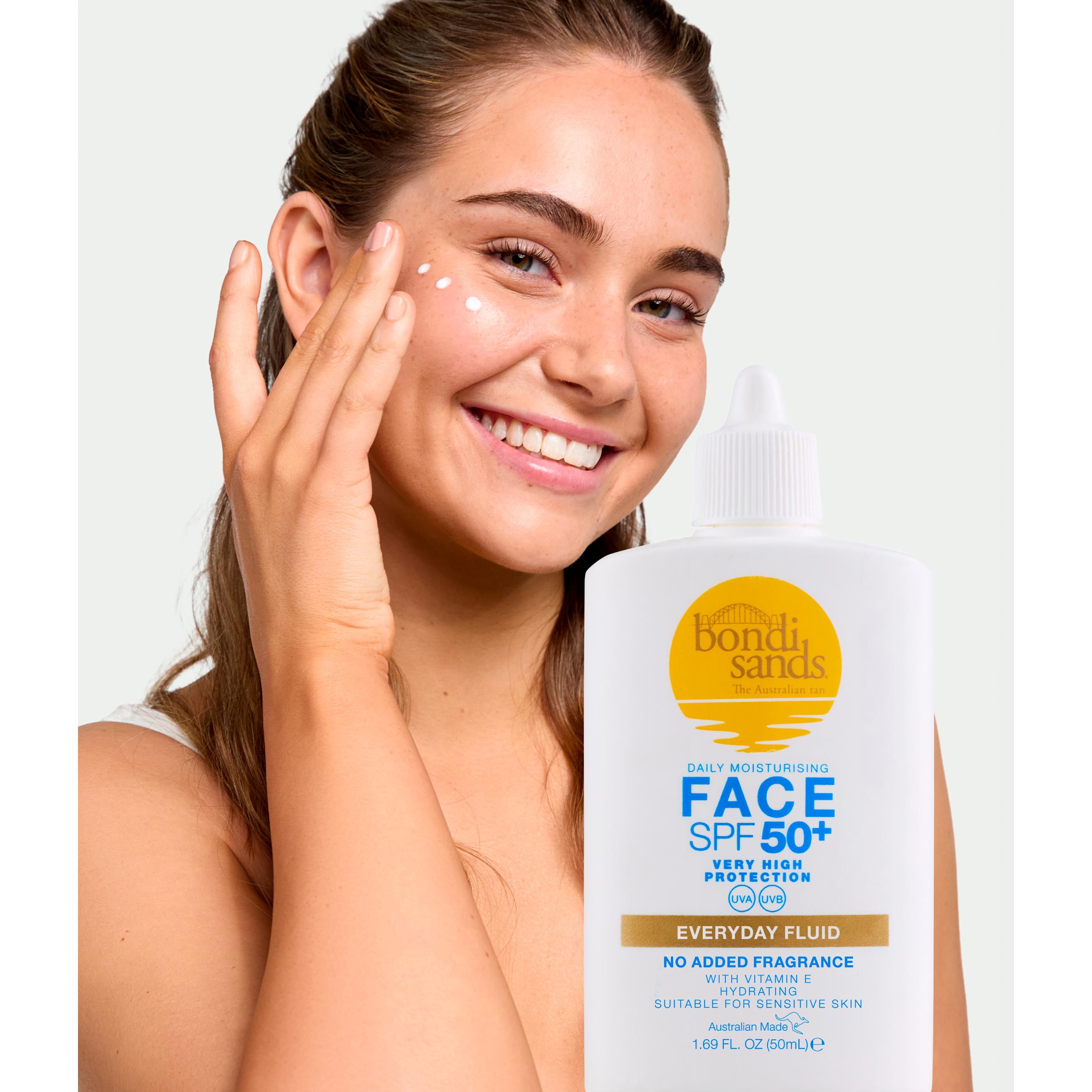 Bondi Sands Daily Moisturising Face SPF 50+ Sunscreen Fluid 50ml thumbnail 4