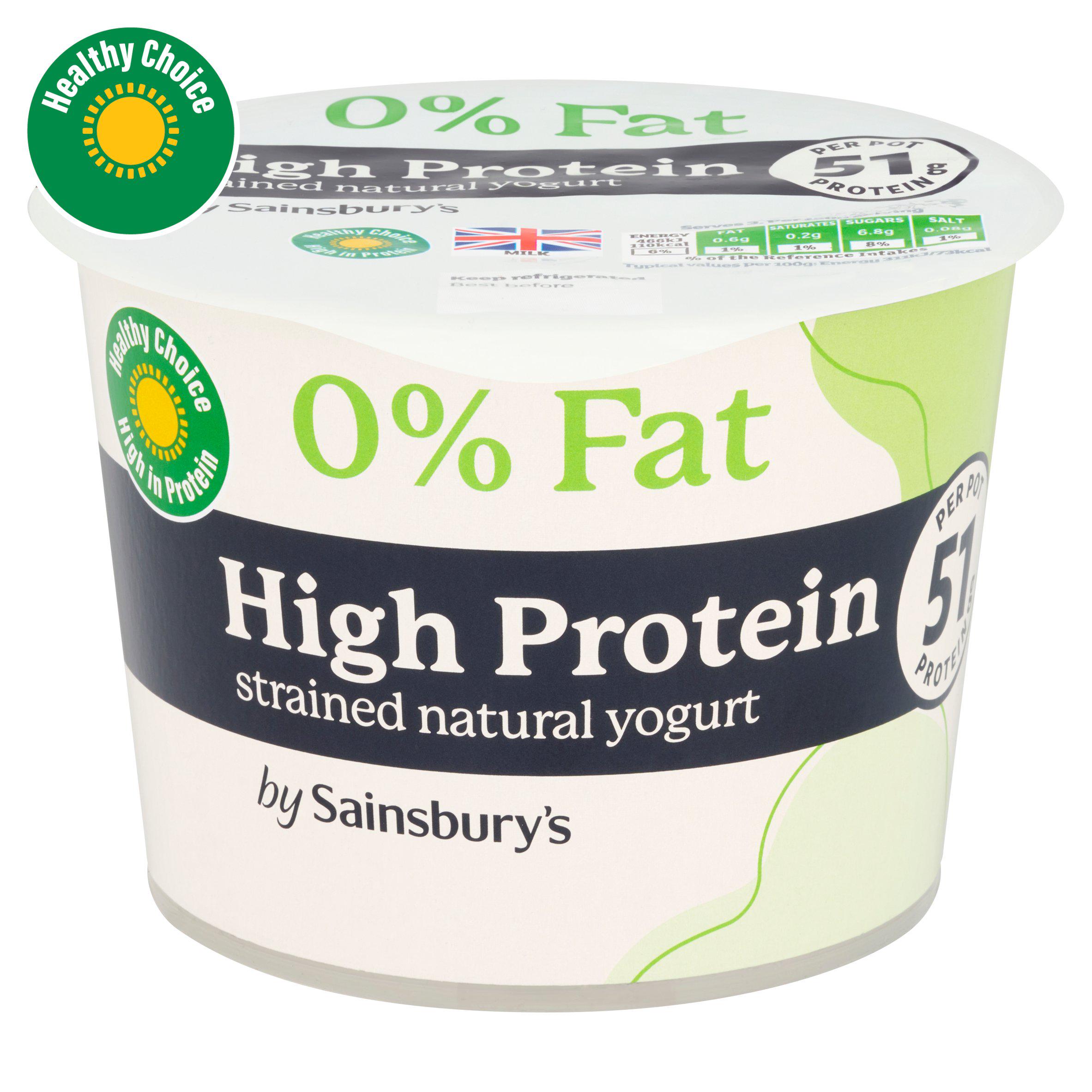 Sainsbury's Protein Natural Big Pot Yogurt 450g
