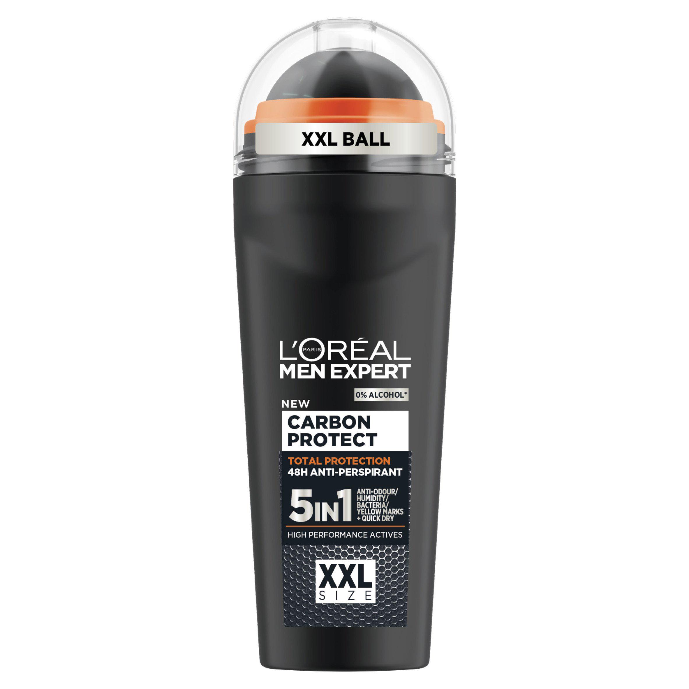 L'Oréal Men Expert 100ml Deodorant Carbon Protect Roll On 48H Anti-Perspirant