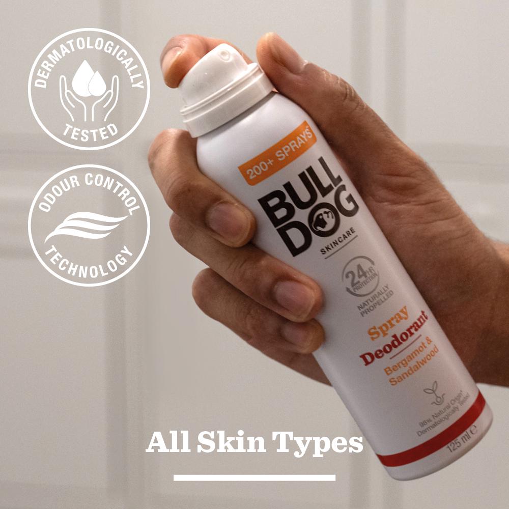 Bulldog Skincare Bergamot & Sandalwood Spray Deodorant 125ml thumbnail 5