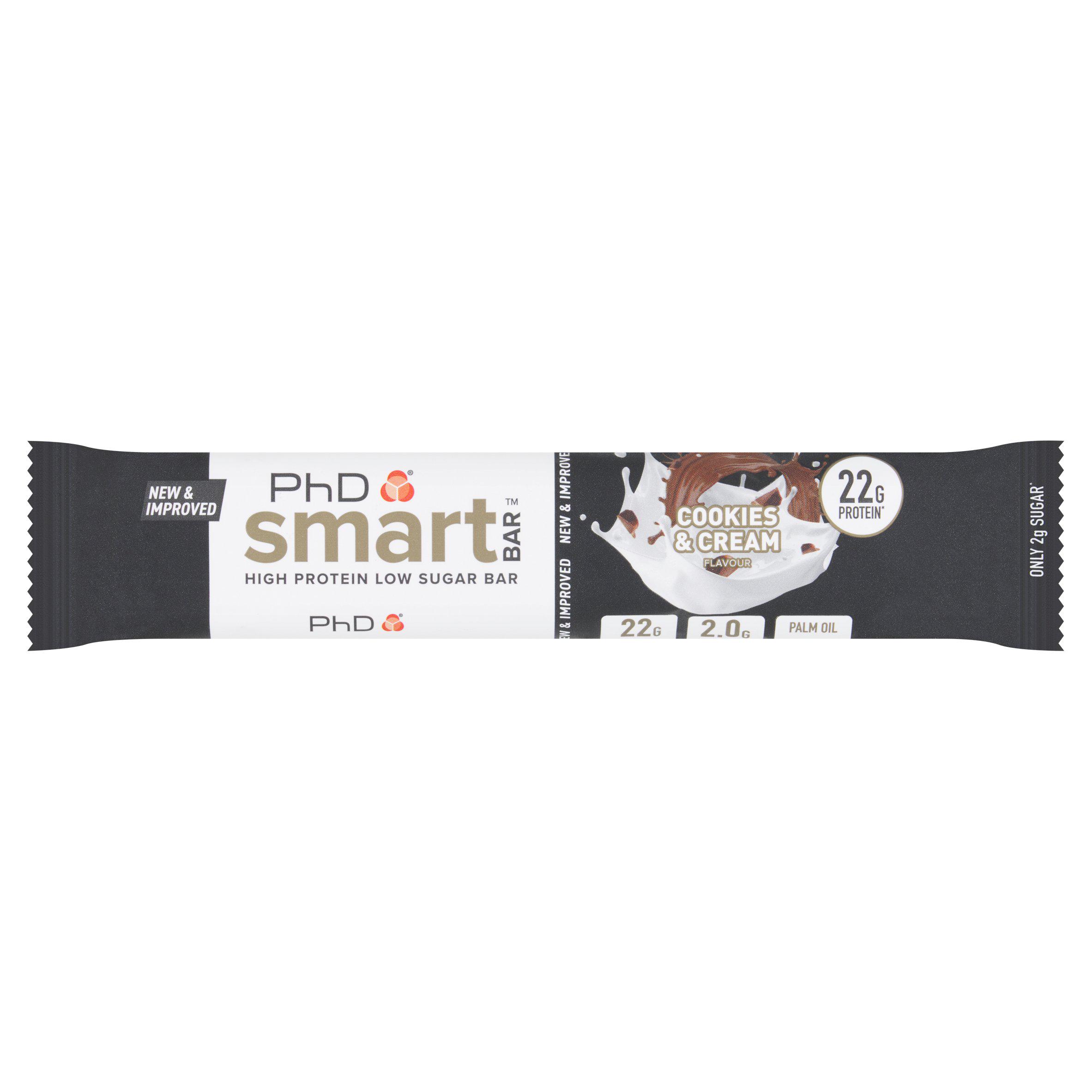 Cookies and Cream Flavour Smart Bar 64g