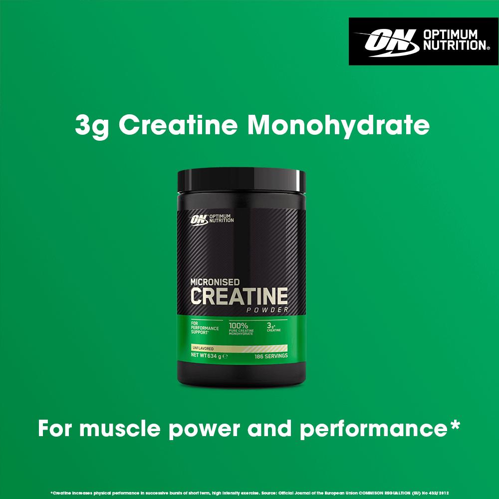 Optimum Nutrition Micronised Creatine Powder Unflavoured 634g thumbnail 2